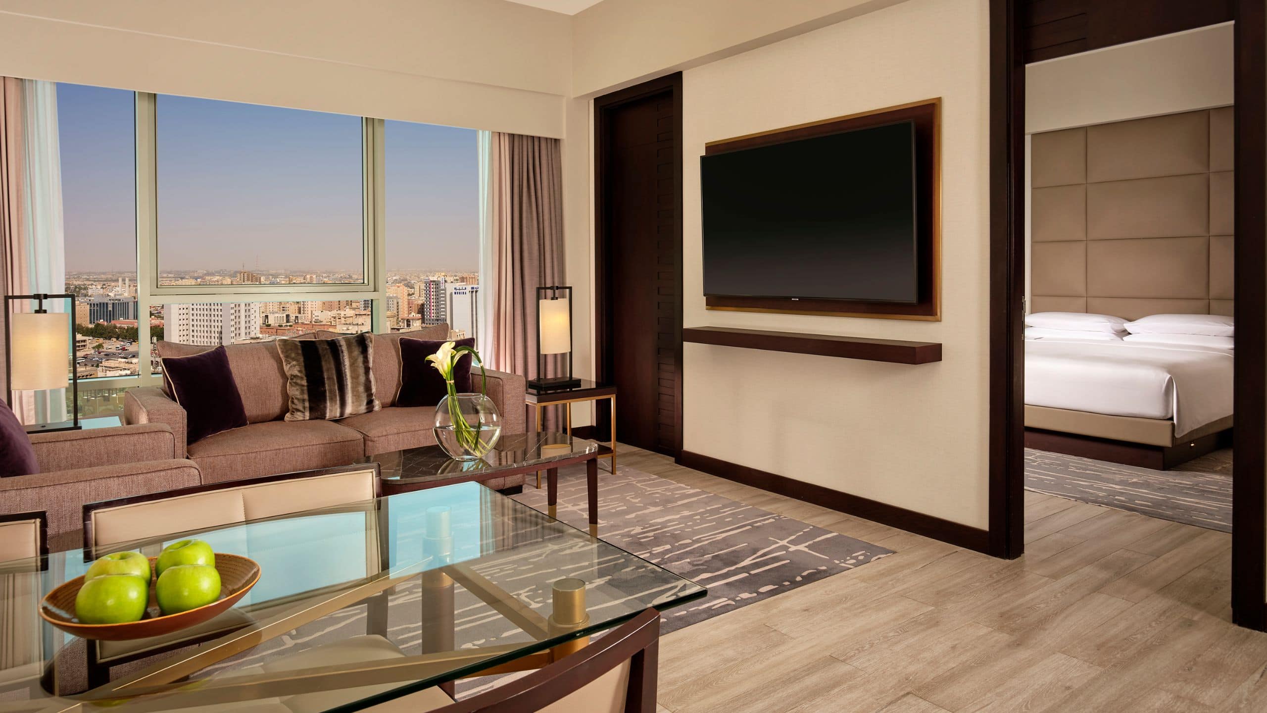 Hyatt Regency Al Kout Mall Regency Suite City View Living