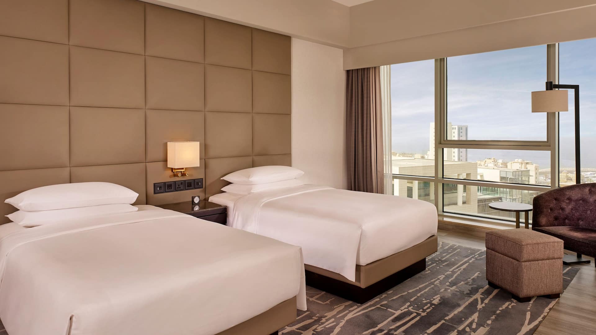 Hyatt Regency Al Kout Mall Twin Room Sea View