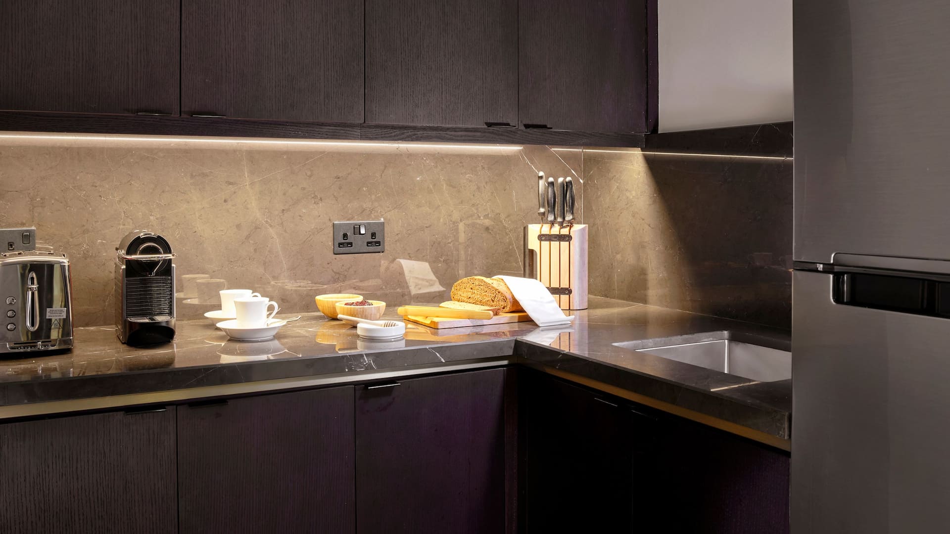 Hyatt Regency Al Kout Mall Two Bedroom Suite Kitchen