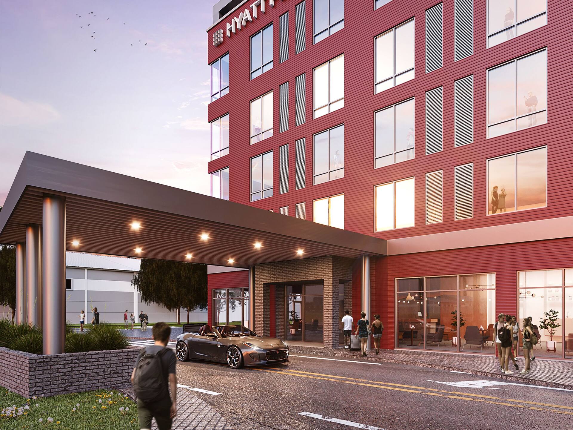 Hyatt Place Melbourne Airport Entrance