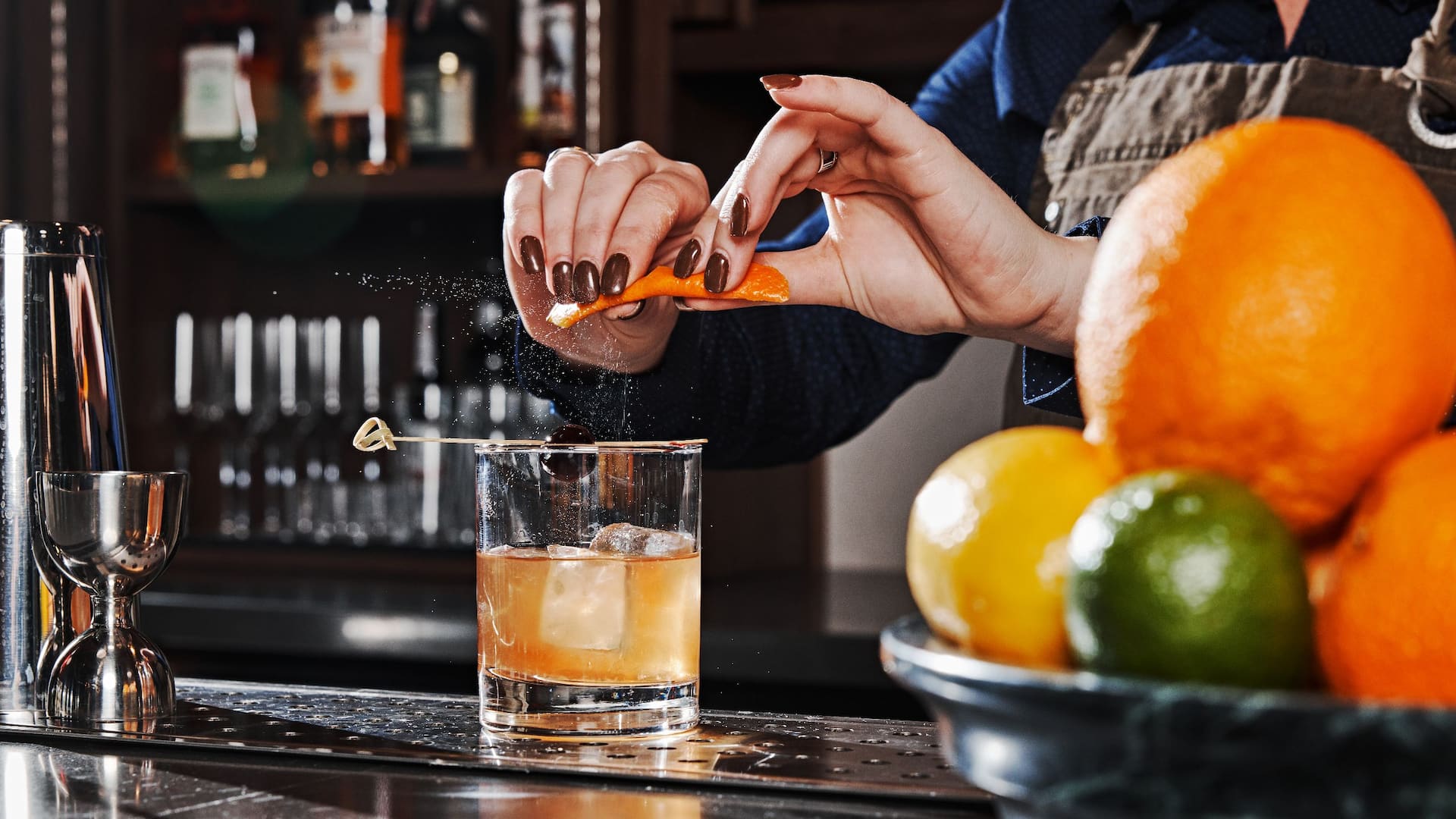 Hyatt Regency Boston / Cambridge Old Fashioned Preparation