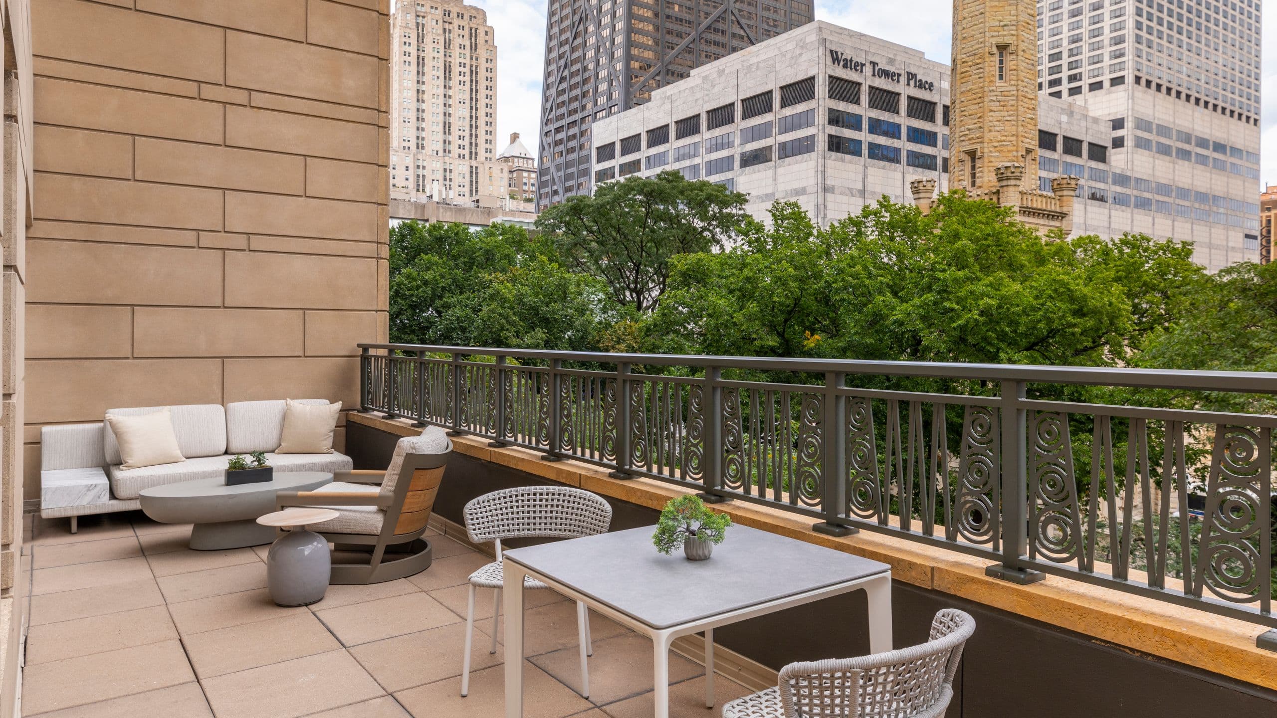 Park Hyatt Chicago Water Tower Suite Balcony Summer