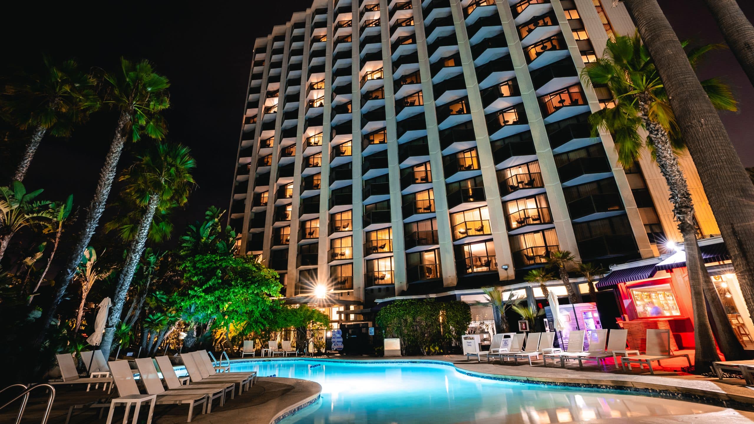 Hyatt Regency Mission Bay Spa and Marina Night Tower View