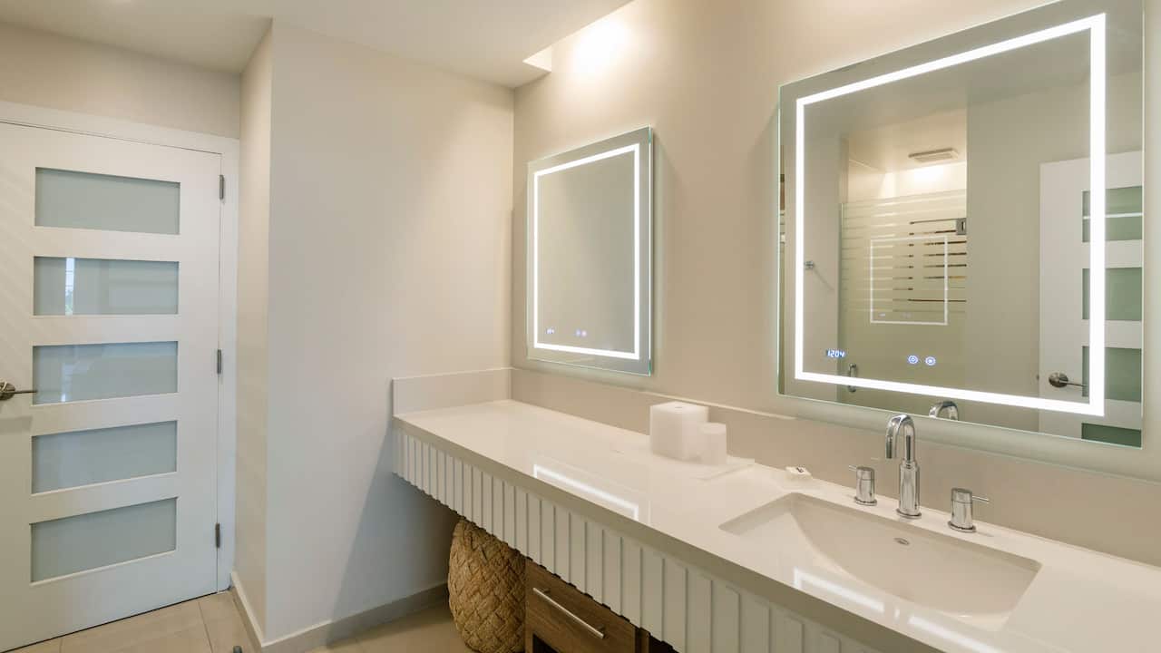 Villa vanity at Hyatt Regency Grand Reserve 
