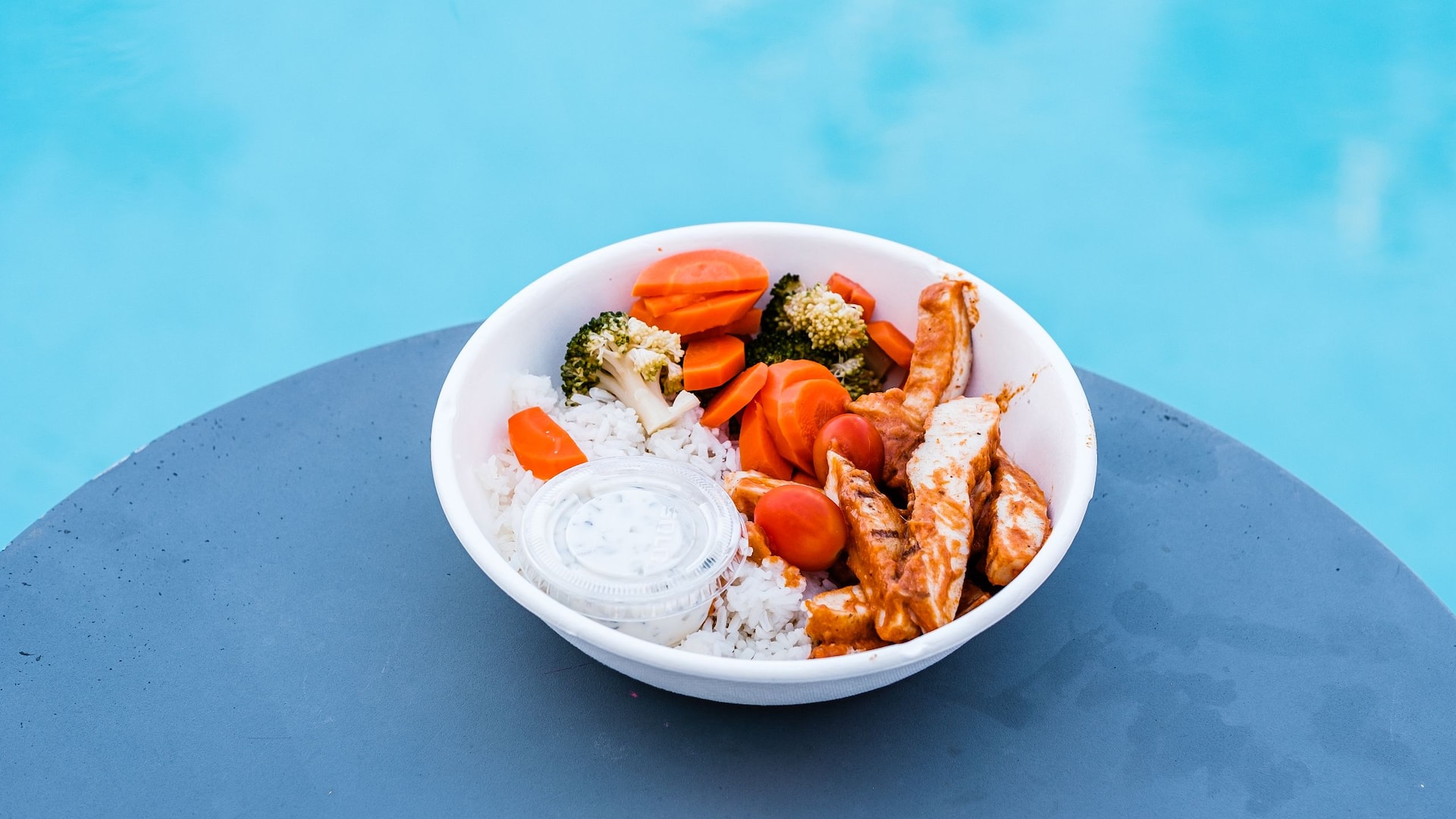 Hyatt Regency Orange County Deli Chicken Tikka Bowl