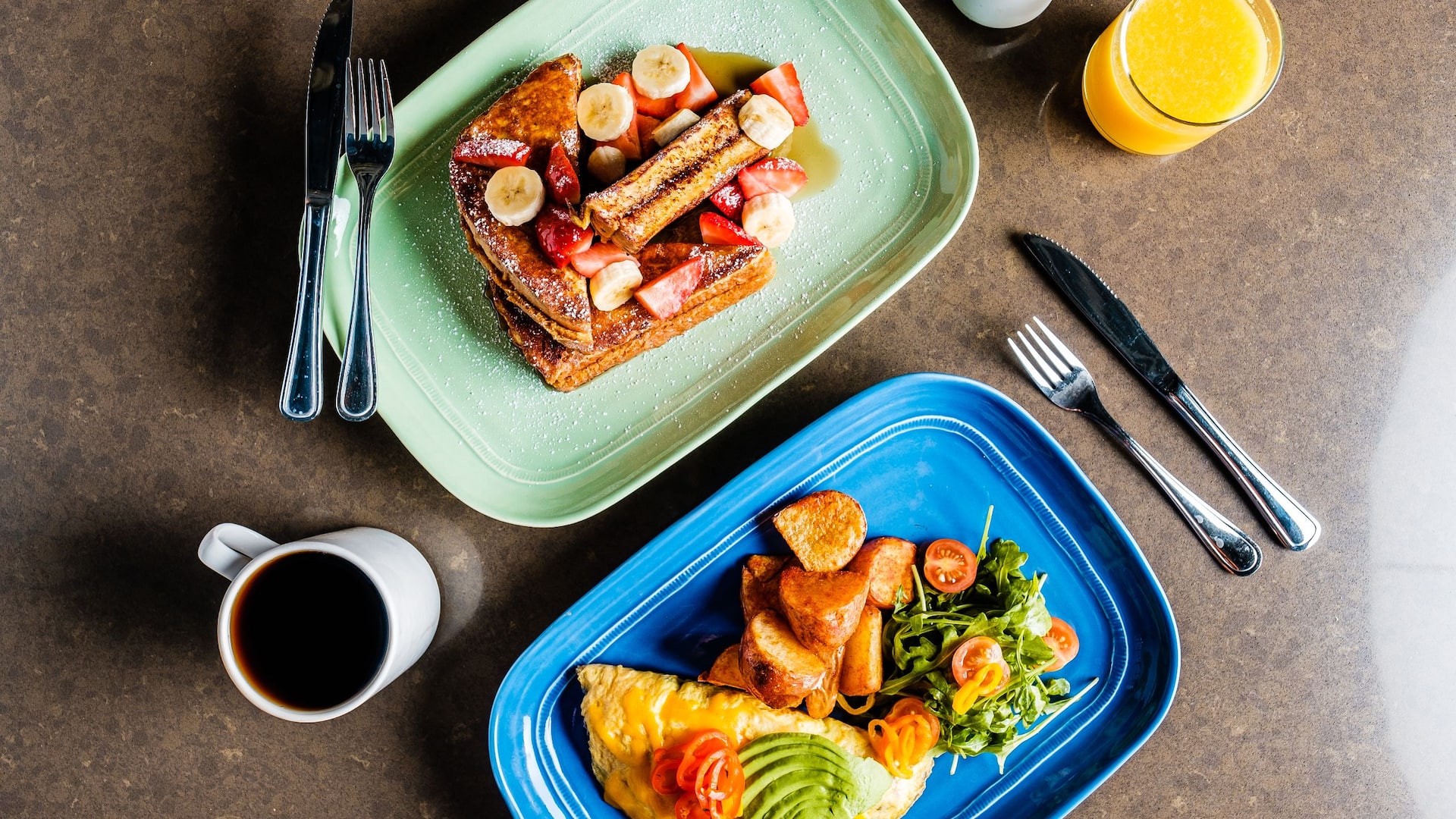 Hyatt Regency Orange County Tusca Eggs and French Toast
