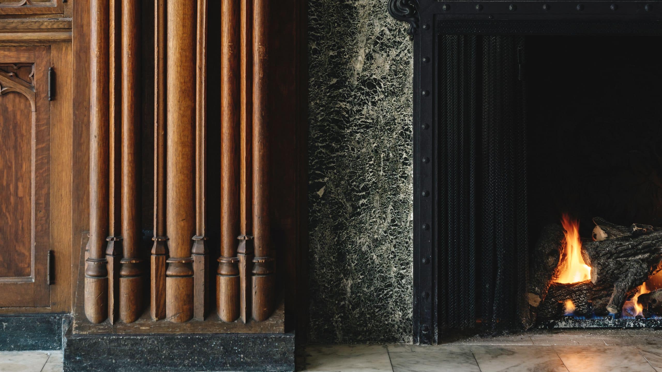 Chicago Athletic Association Ballroom Fireplace