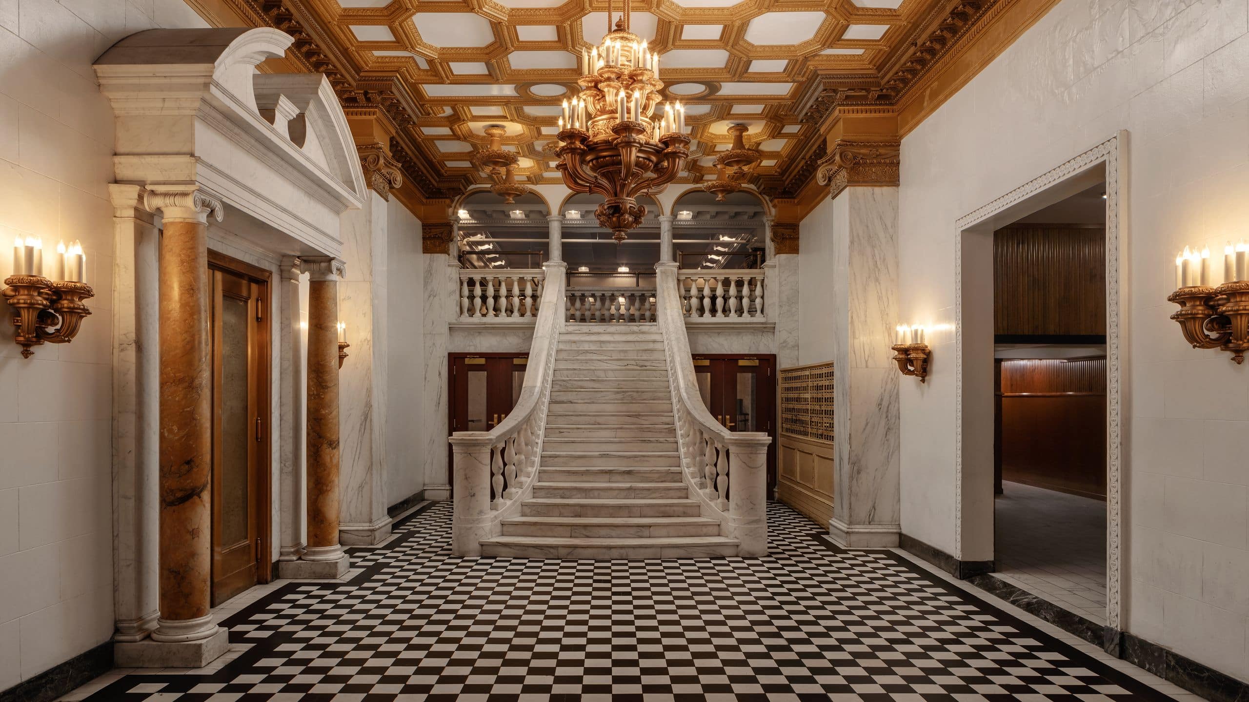 Chicago Athletic Association Marble Staircase
