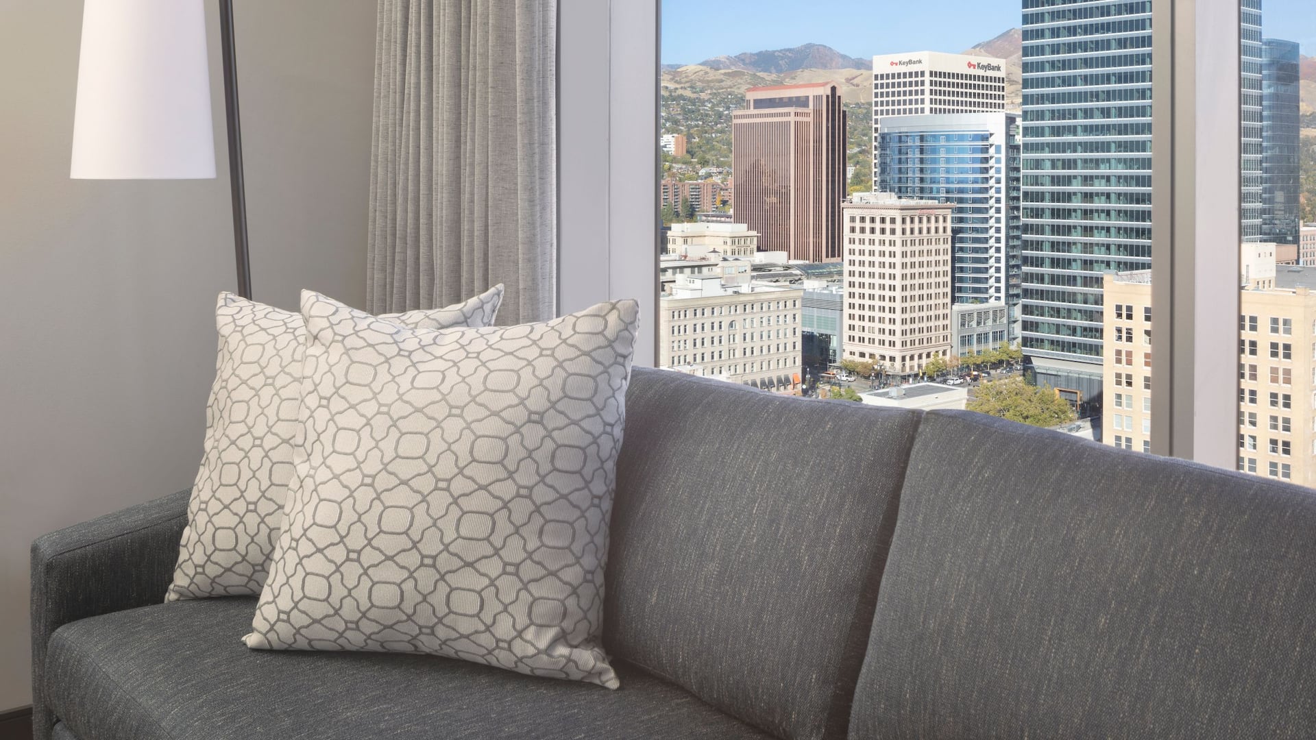 Hyatt Regency Salt Lake City Guestroom Sofa View