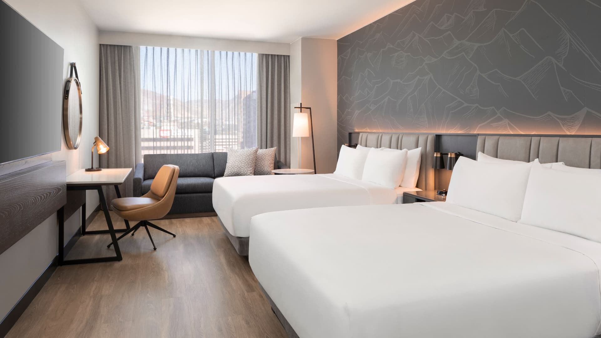 Hyatt Regency Salt Lake City Two Queens With Sofa