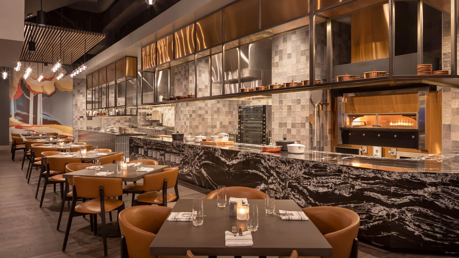 Hyatt Regency Salt Lake City Salt Republic Dining Kitchen