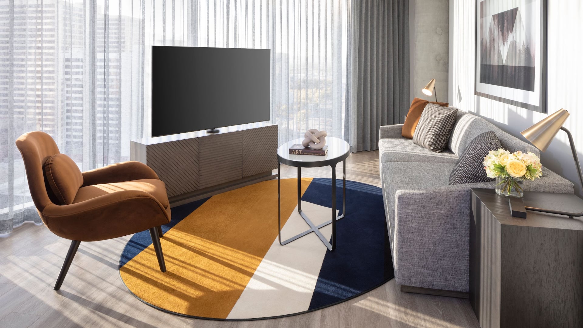 Hyatt Regency Salt Lake City Suite Living Room