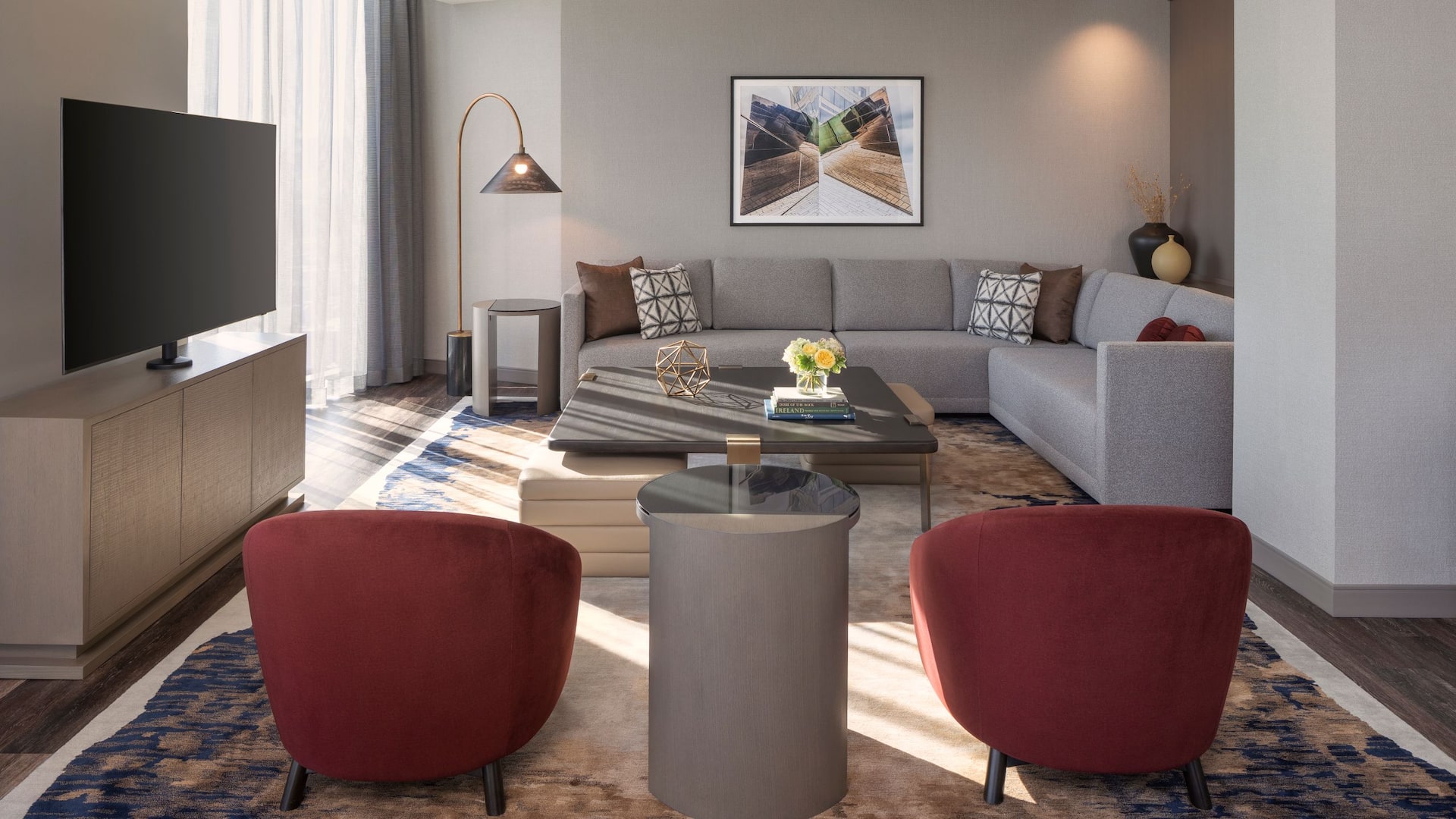 Hyatt Regency Salt Lake City Summit Suite Living Room