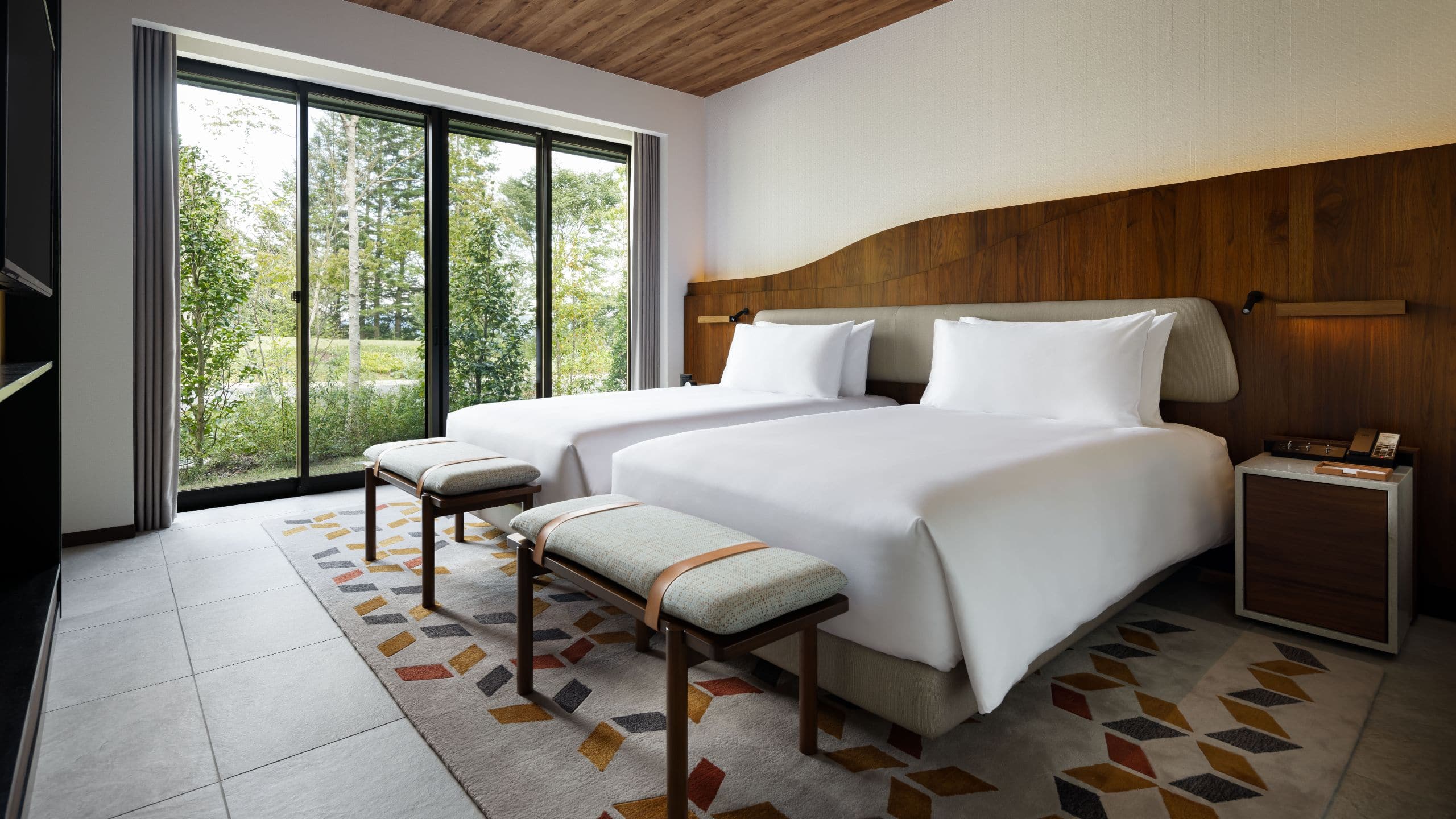 3 of 6 Fuji Speedway Hotel Garden Villa Bedroom