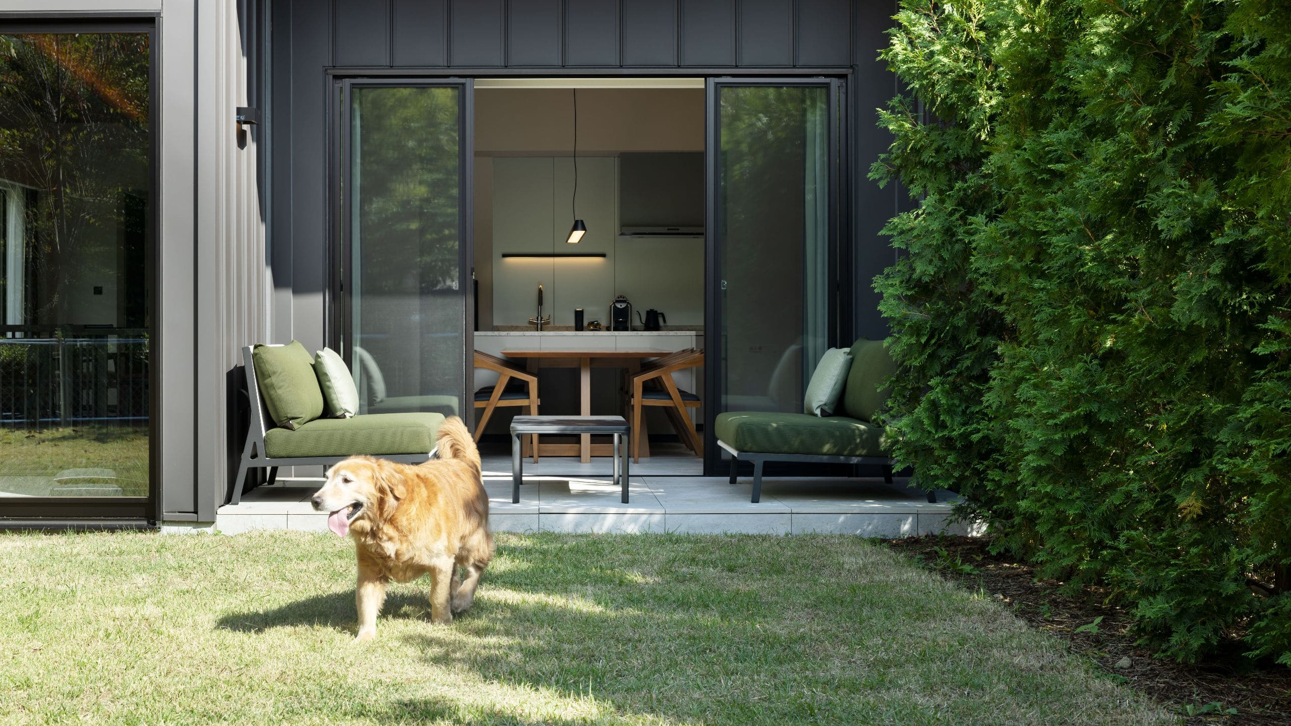 Fuji Speedway Hotel Villa Terrace With Dog
