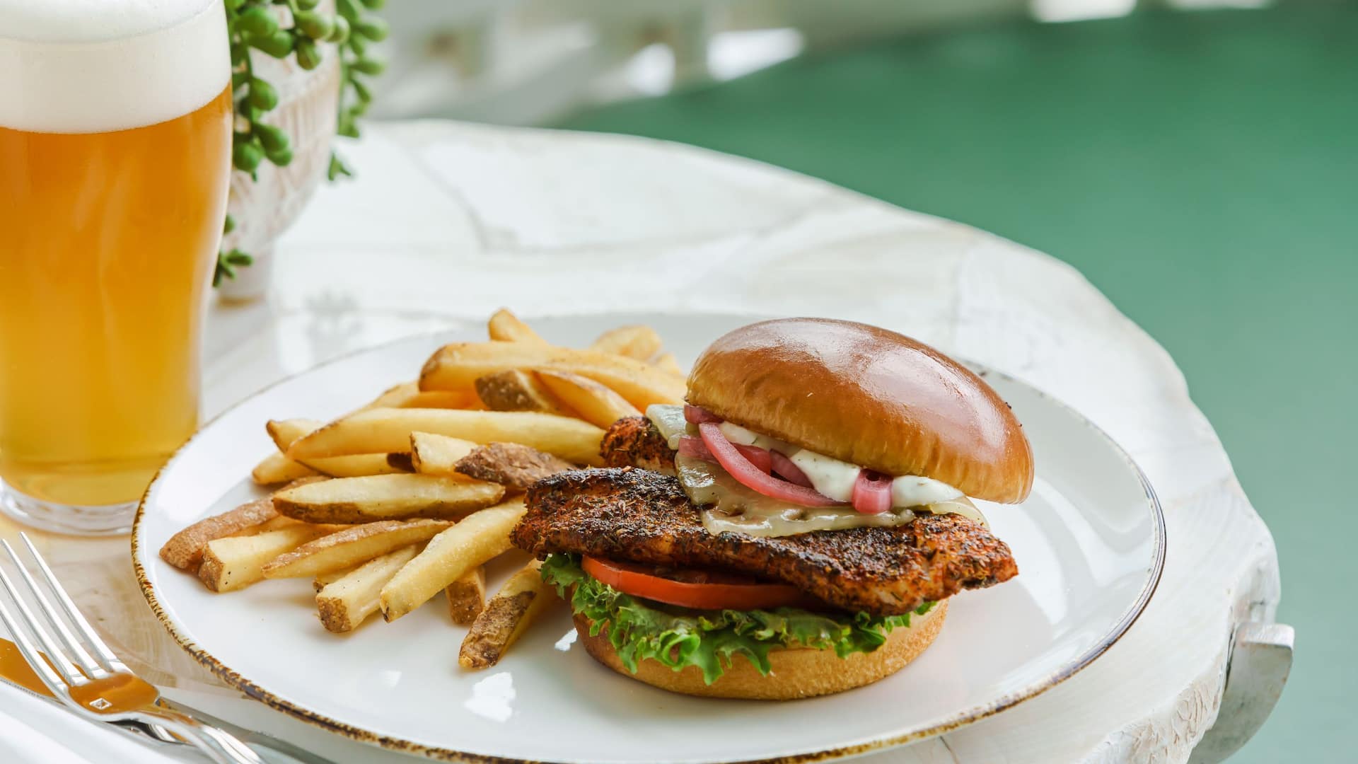 Hyatt Place Panama City Beach / Beachfront Coconut Charlies Grouper Sandwich