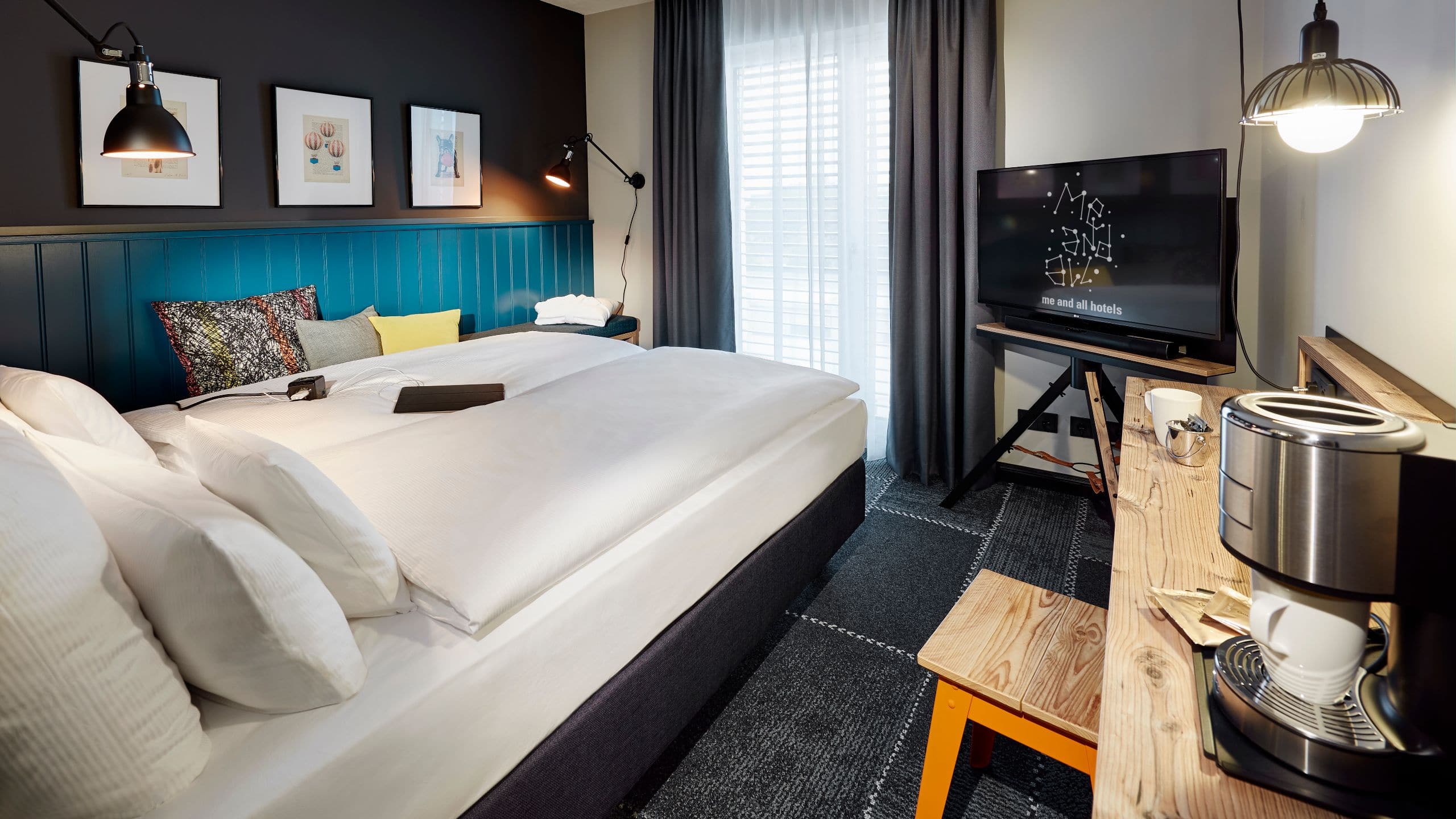 me and all hotel mainz Guestroom