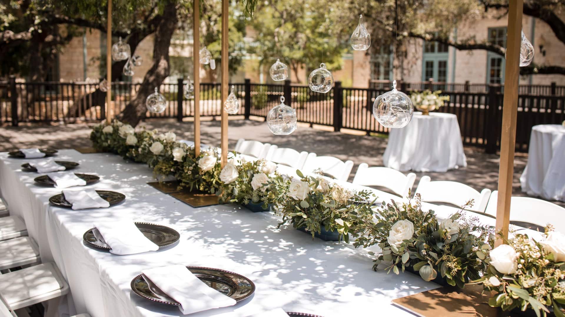 4 of 6 Hyatt Regency Hill Country Resort and Spa Courtyard Deck Reception Place Setting