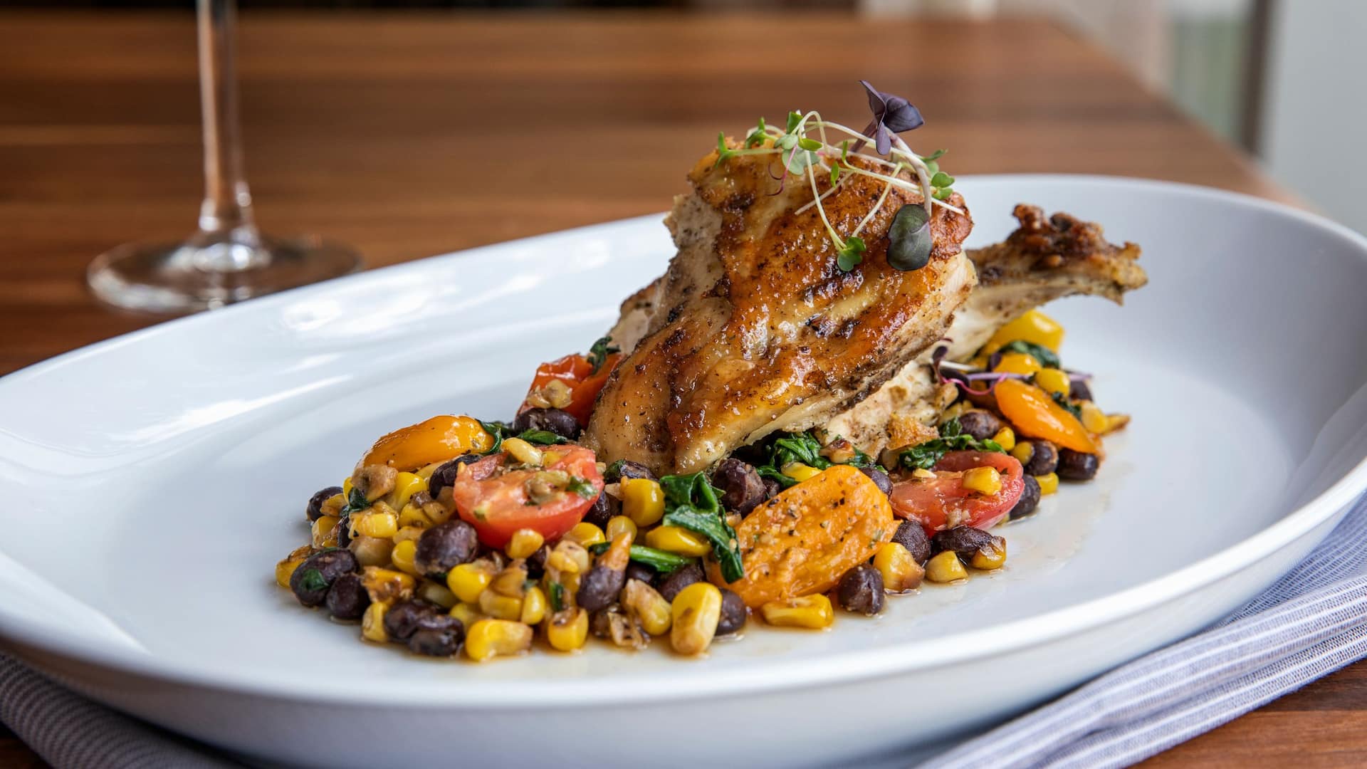 Hyatt Regency Houston/Galleria Bourbon Glazed Chicken