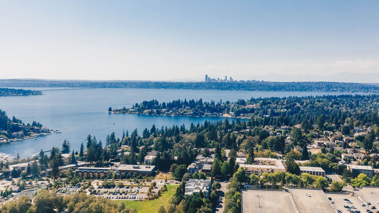 Meydenbauer Bay and Lake Washington