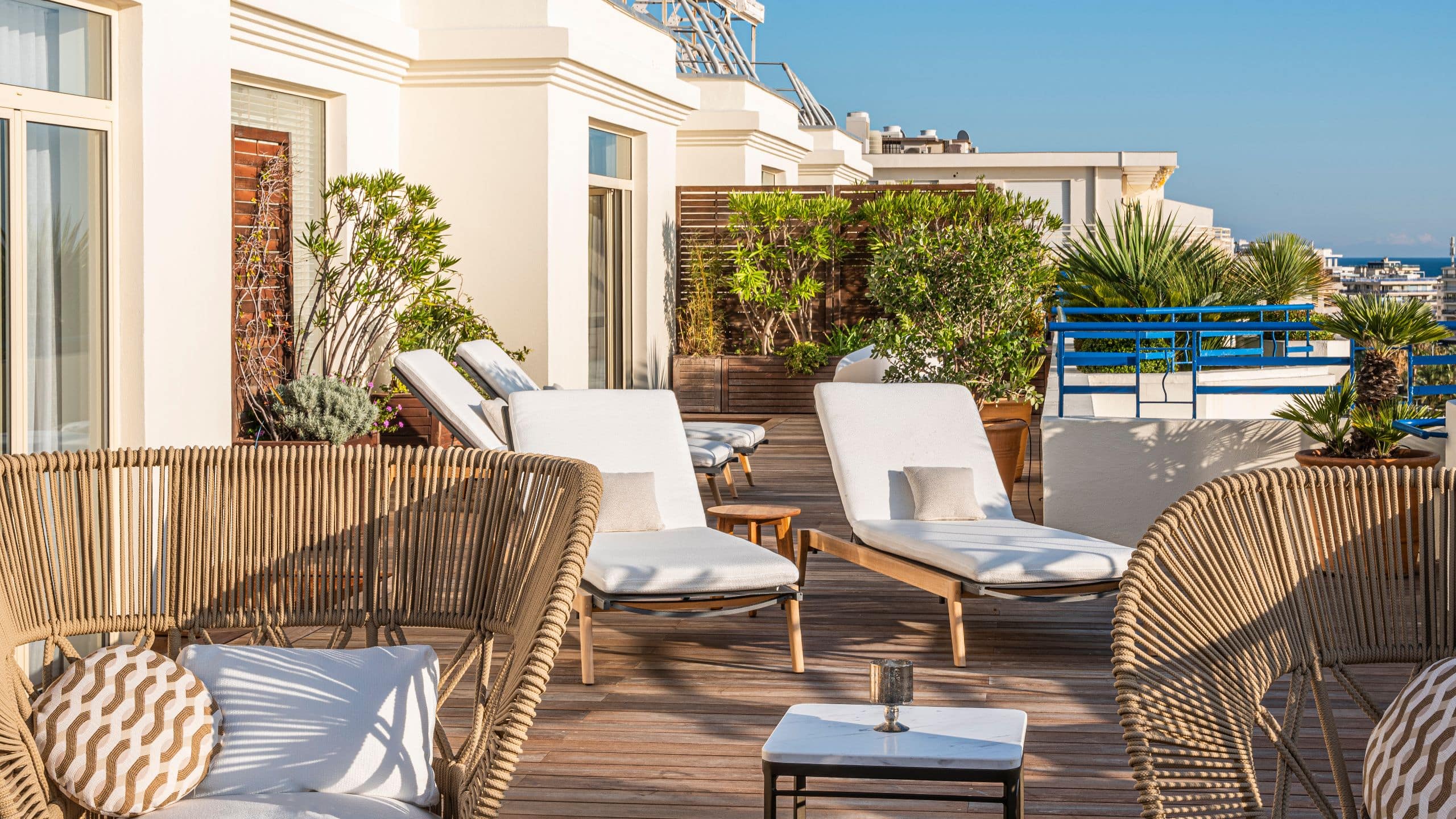 Hôtel Martinez Pentouse Suite Isabelle Huppert Terrace