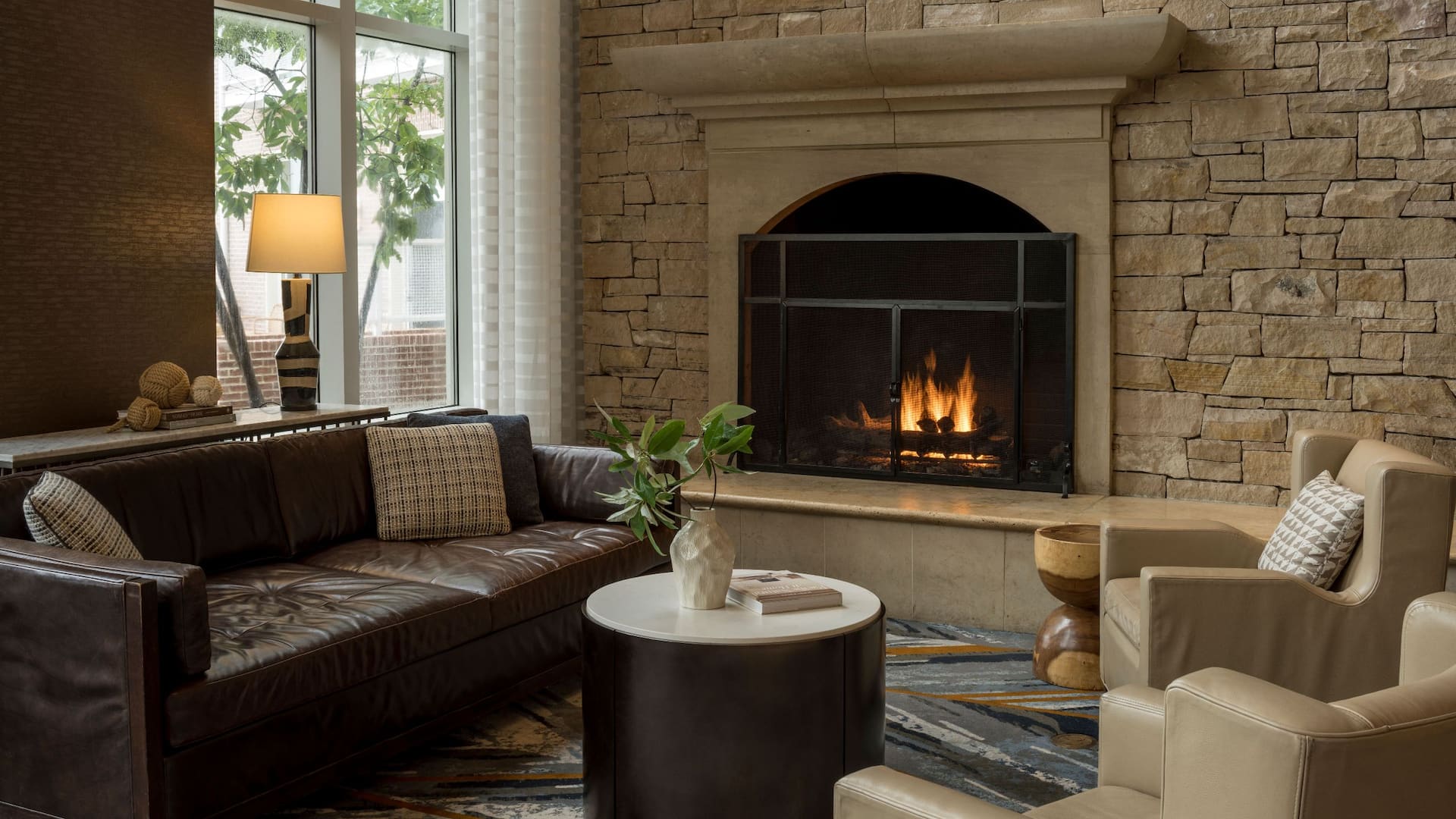 Hyatt Regency Chesapeake Bay Golf Resort, Spa and Marina Micheners Library Fireplace