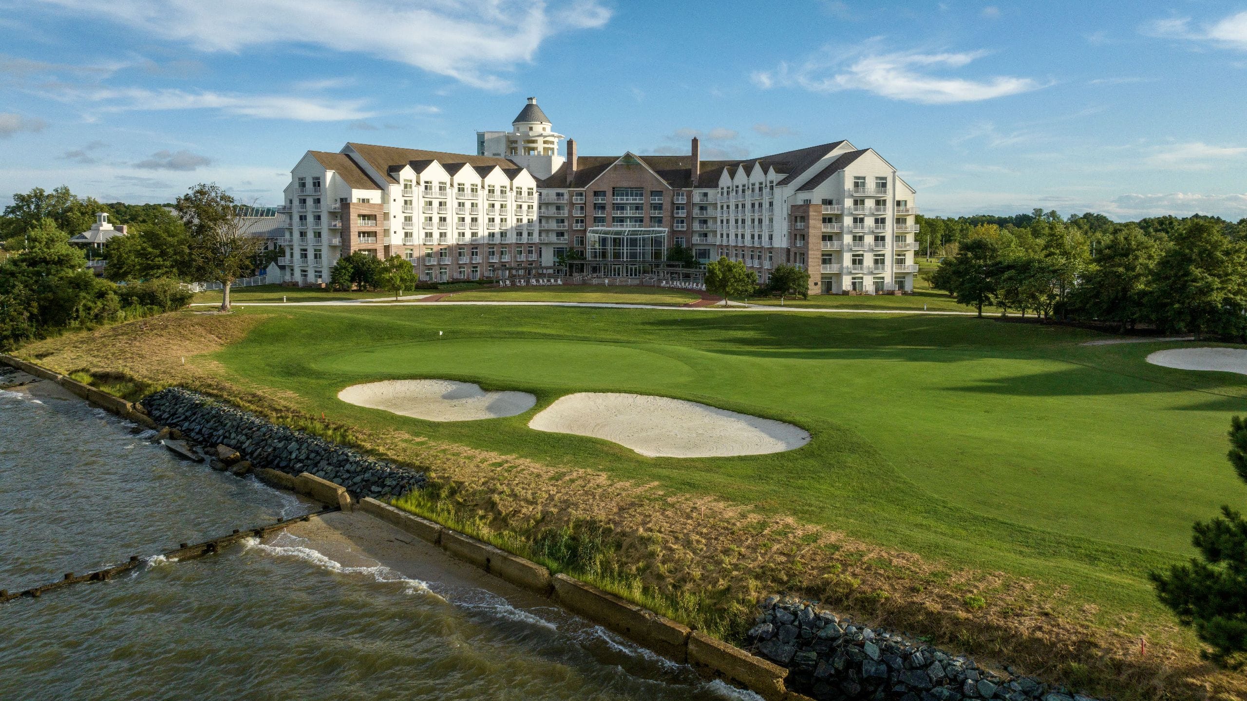 Hyatt Regency Chesapeake Bay Golf Resort, Spa and Marina River Marsh Golf Course Hole Eighteen Exterior