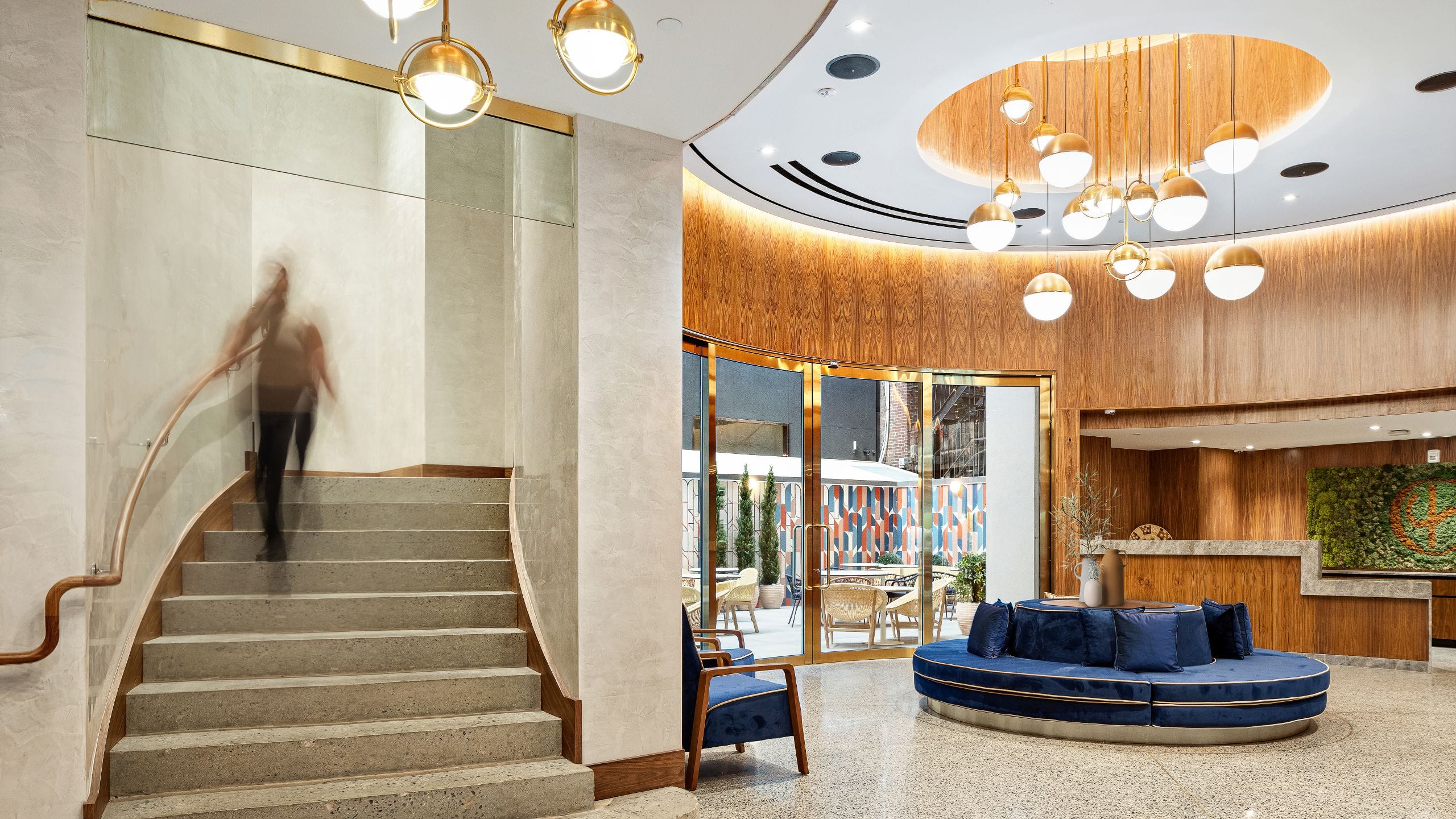 Grayson Hotel Lobby Staircase