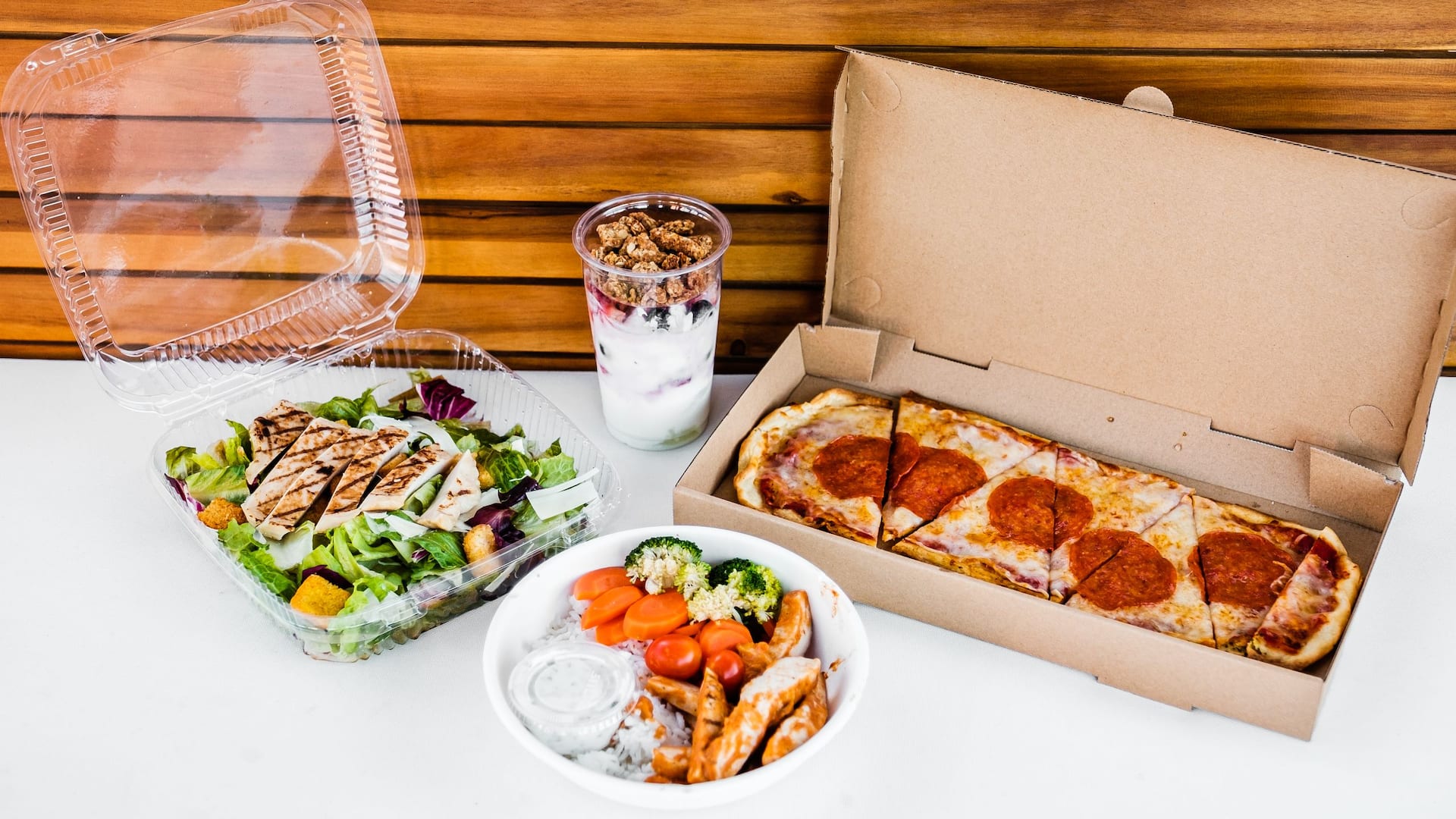 Hyatt Regency Orange County Deli Flatlay