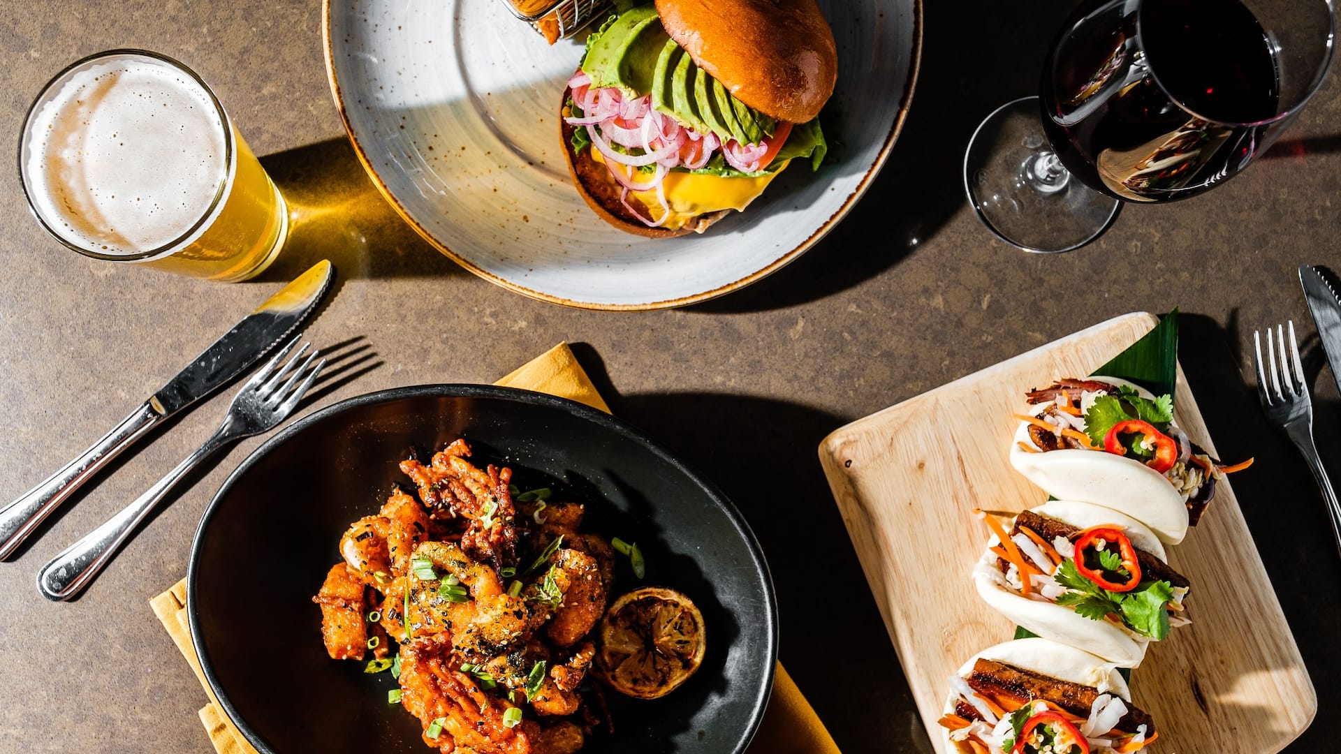 Hyatt Regency Orange County OCB New Menu with Bao