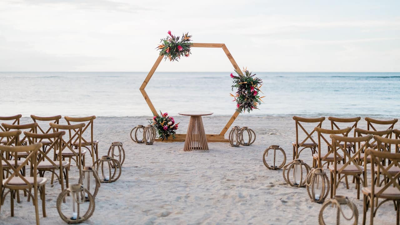 Beach Wedding Seating