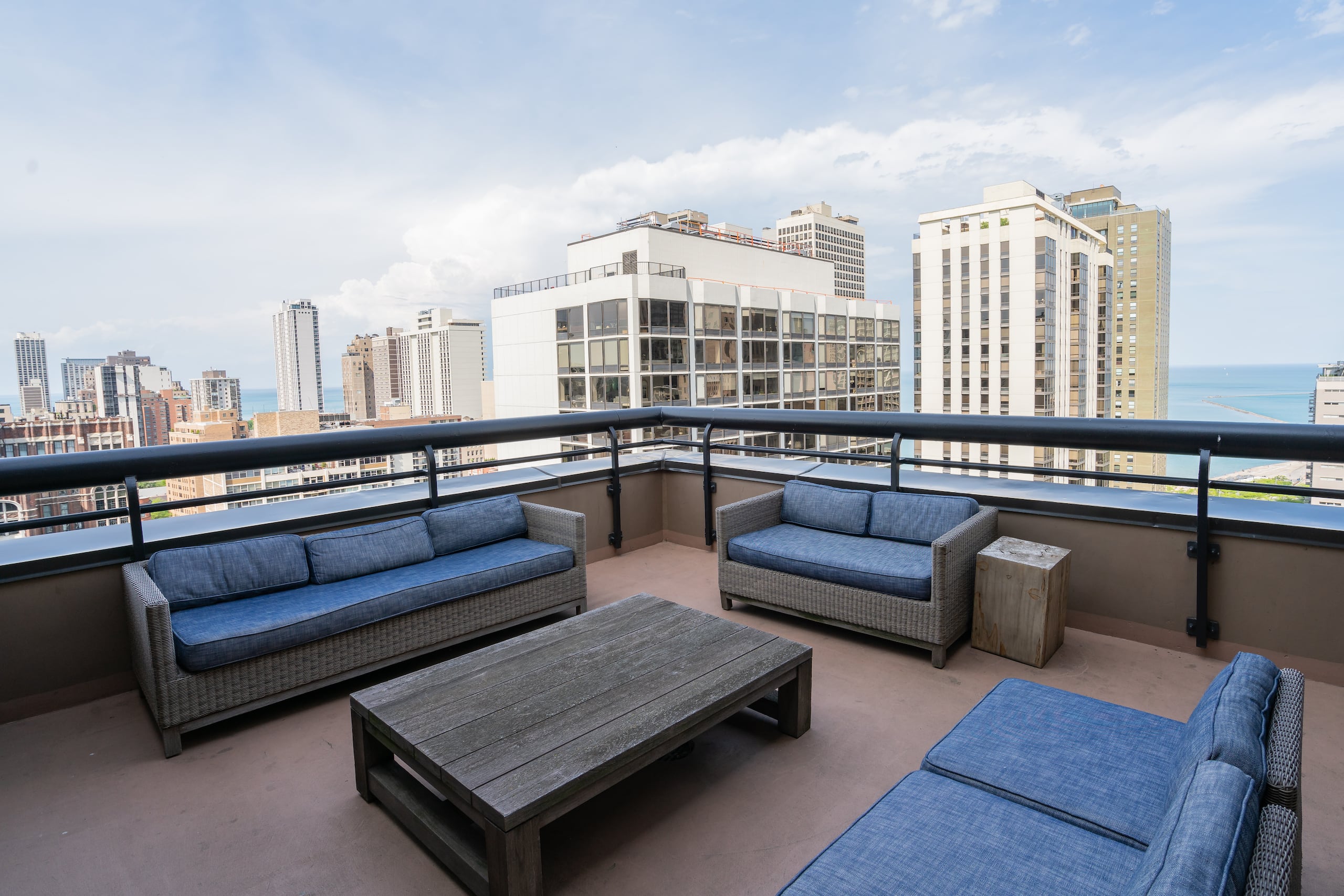 Thompson Chicago Penthouse Terrace Lake