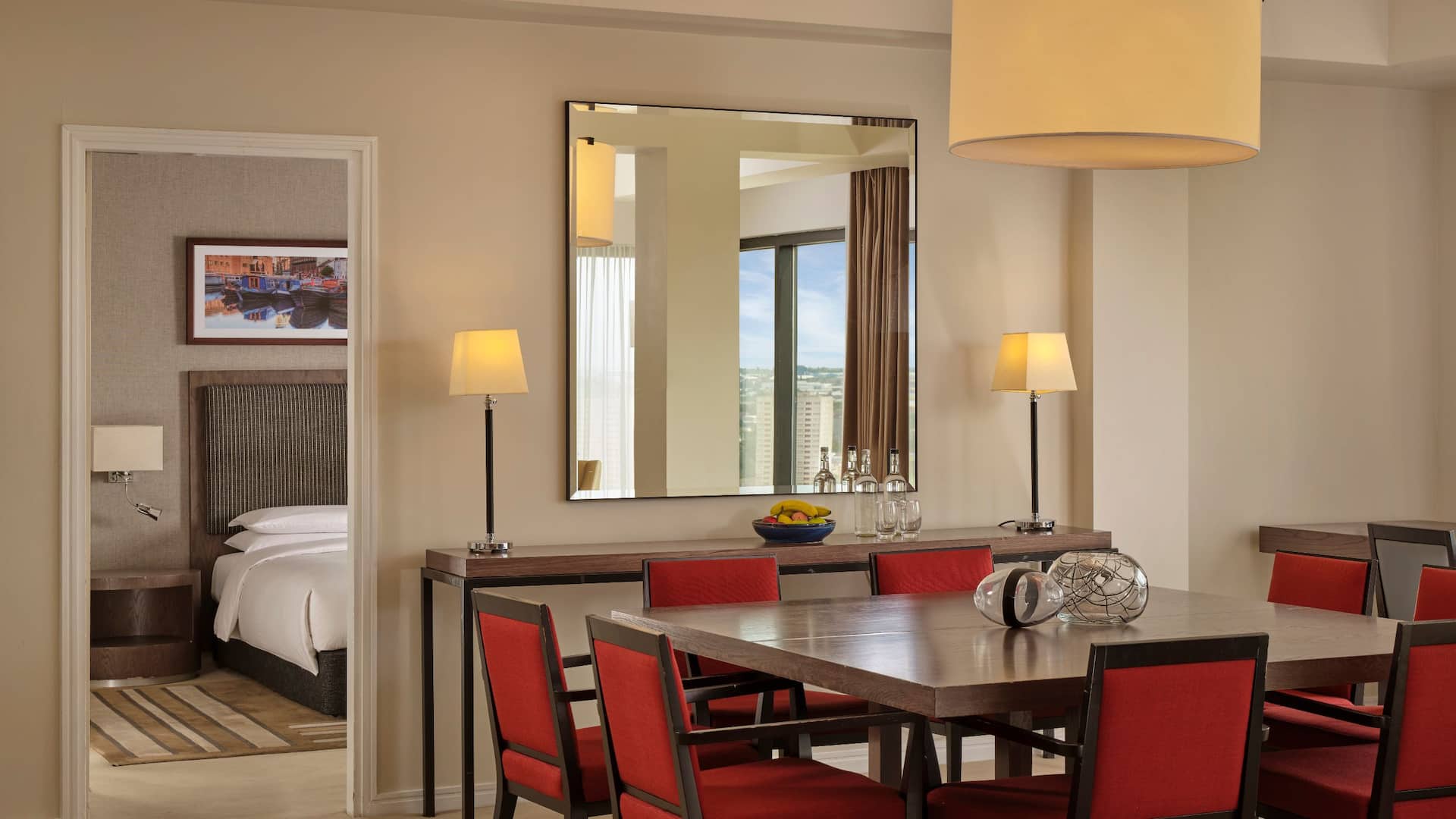 Hyatt Regency Birmingham Executive Suite Dining Table