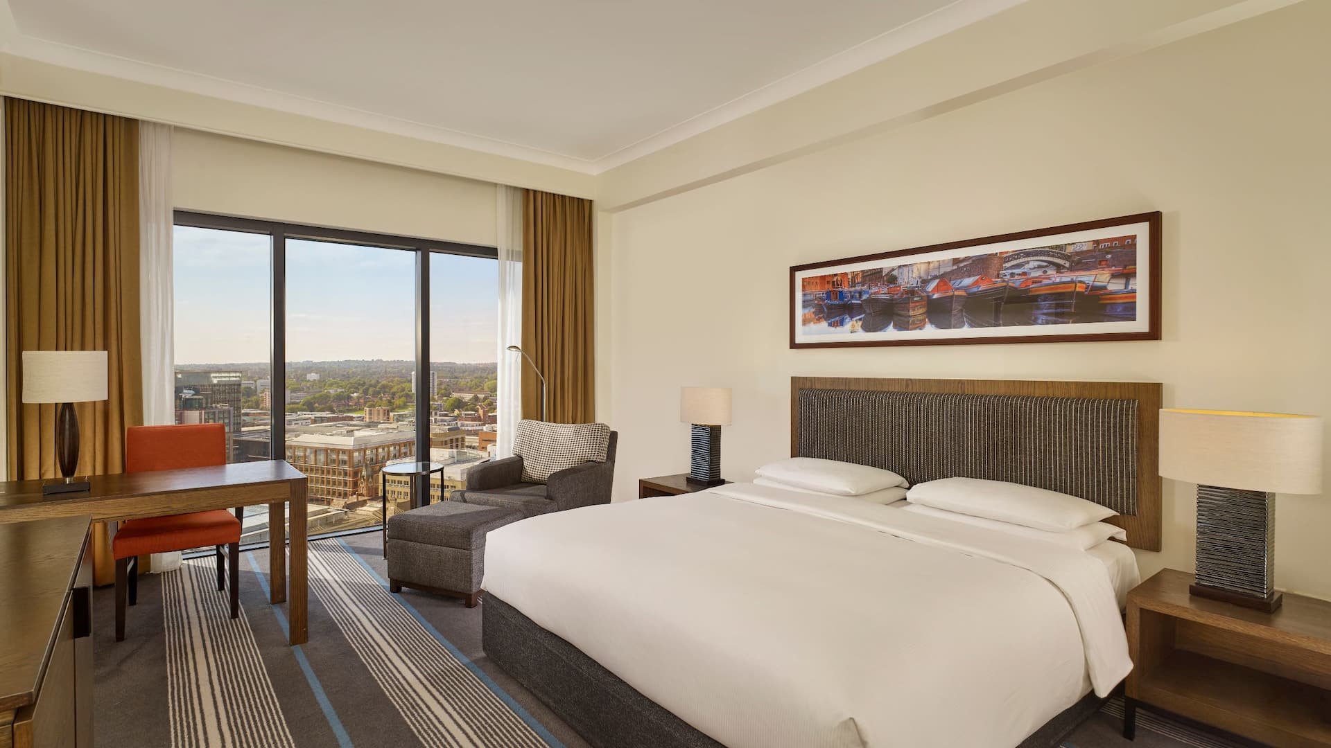 Hyatt Regency Birmingham King Bed Bedroom