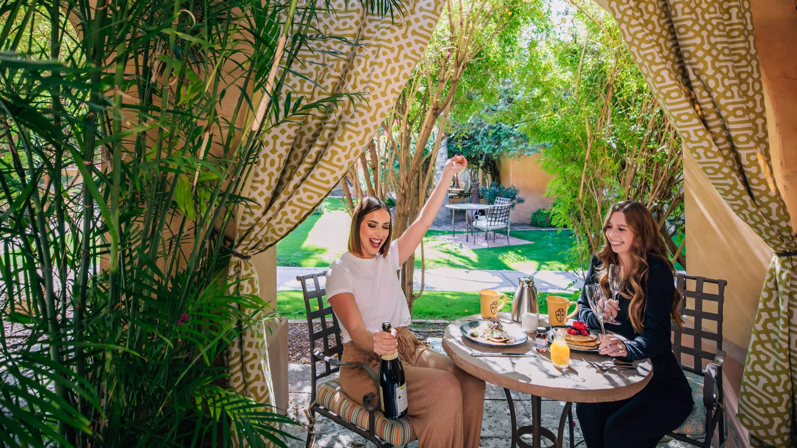 Royal Palms Resort and Spa Breakfast On Patio