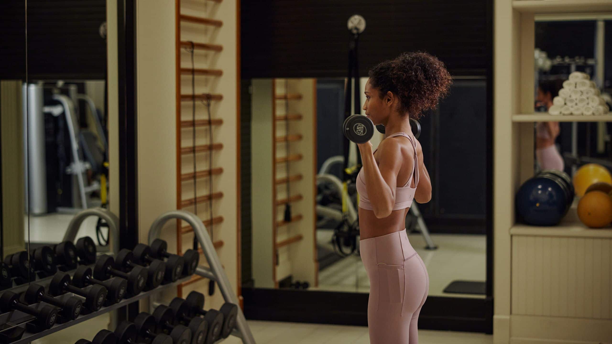 Chicago Athletic Association Lifting Weights