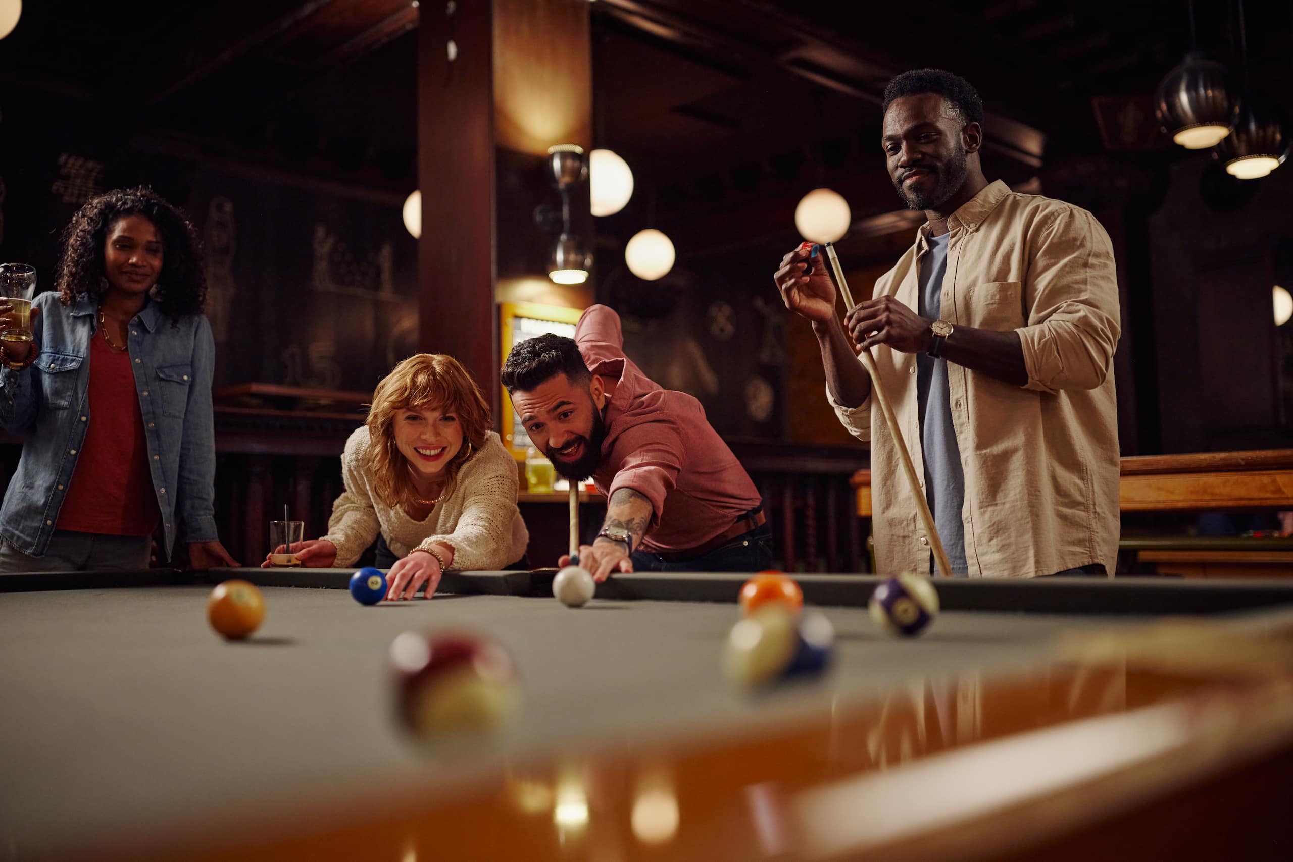 Chicago Athletic Association Game Room Pool
