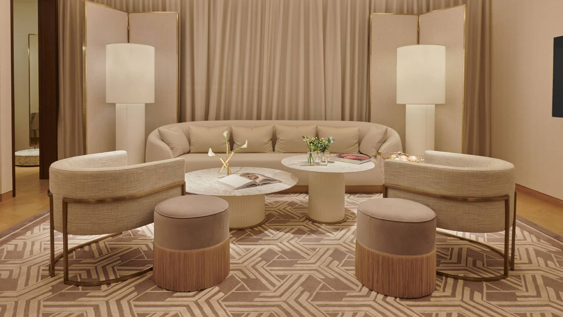 Grand Hyatt Kuwait Bridal Suite Seating Area