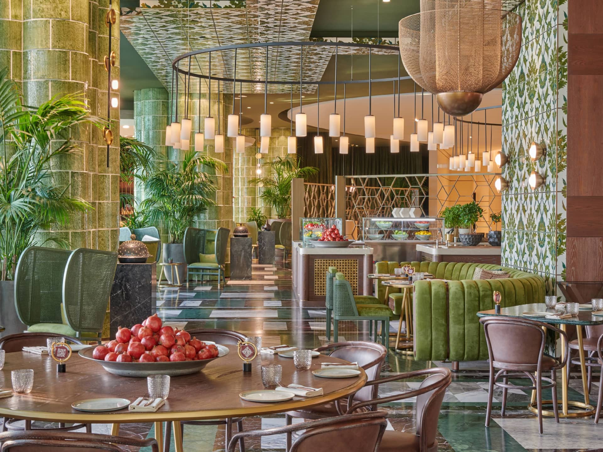 ‘Stambul Turkish restaurant at Grand Hyatt Kuwait serving breakfast, lunch and dinner