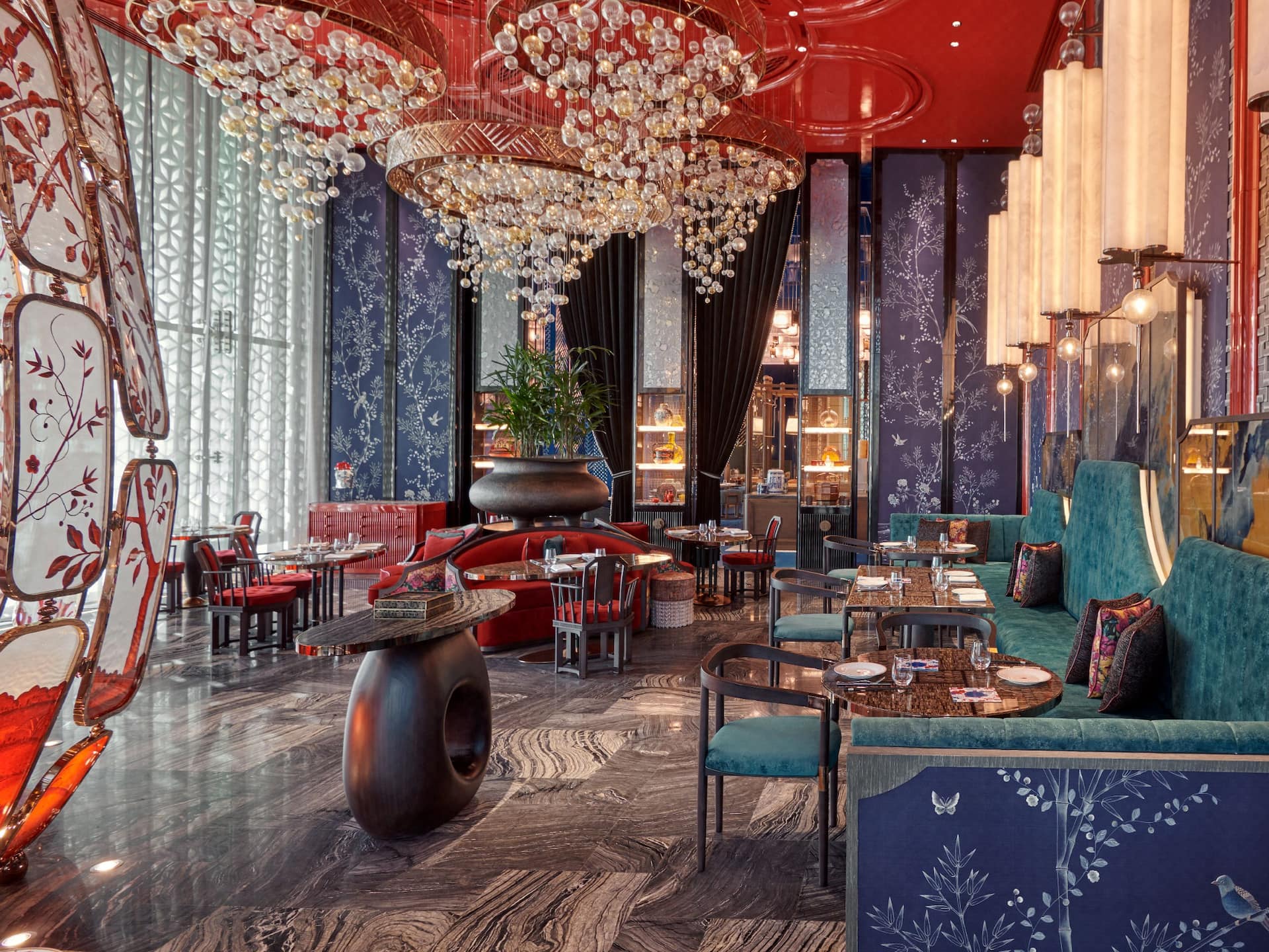 Grand Hyatt Kuwait Mei Li Restaurant Booth Seating