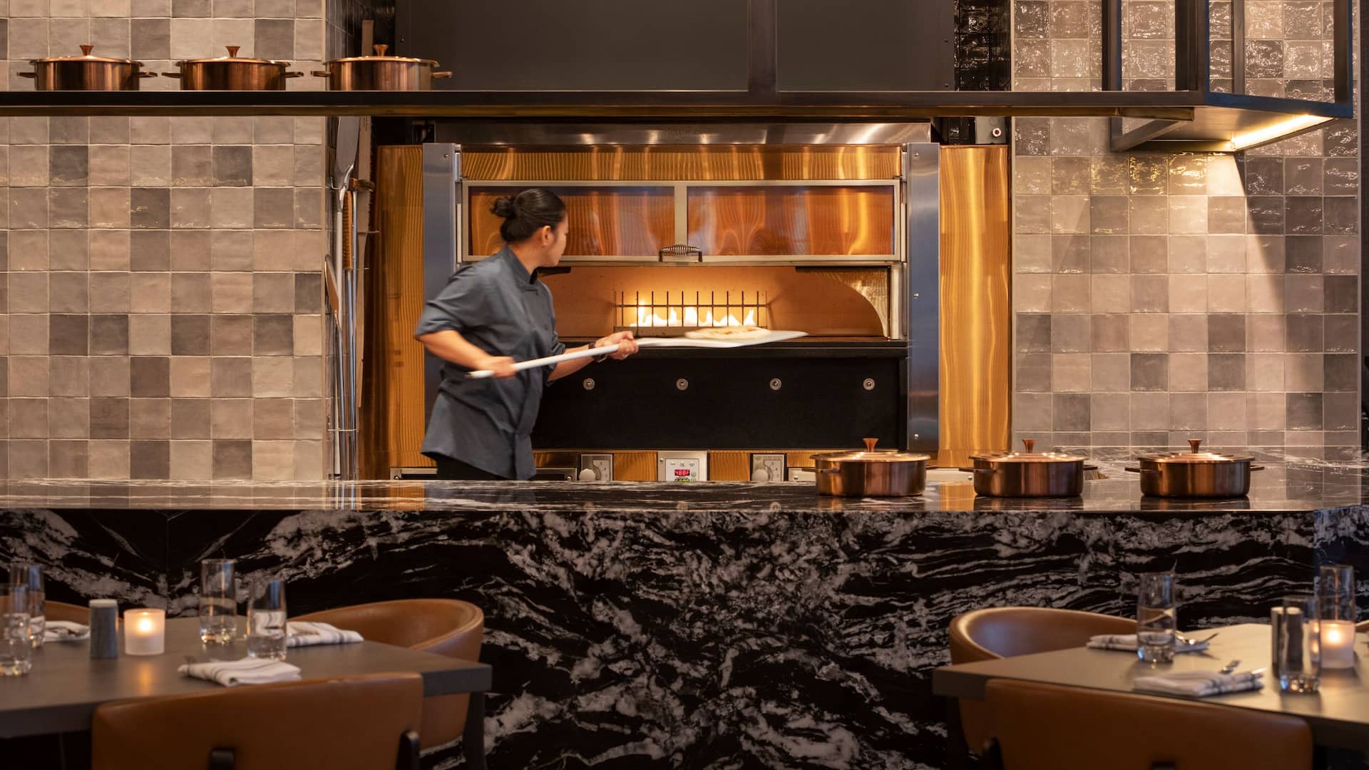 Hyatt Regency Salt Lake City Dining Salt Republic Pizza Oven