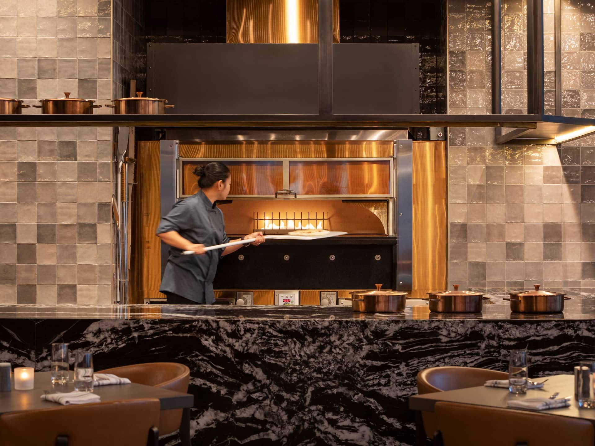 Hyatt Regency Salt Lake City Dining Salt Republic Pizza Oven