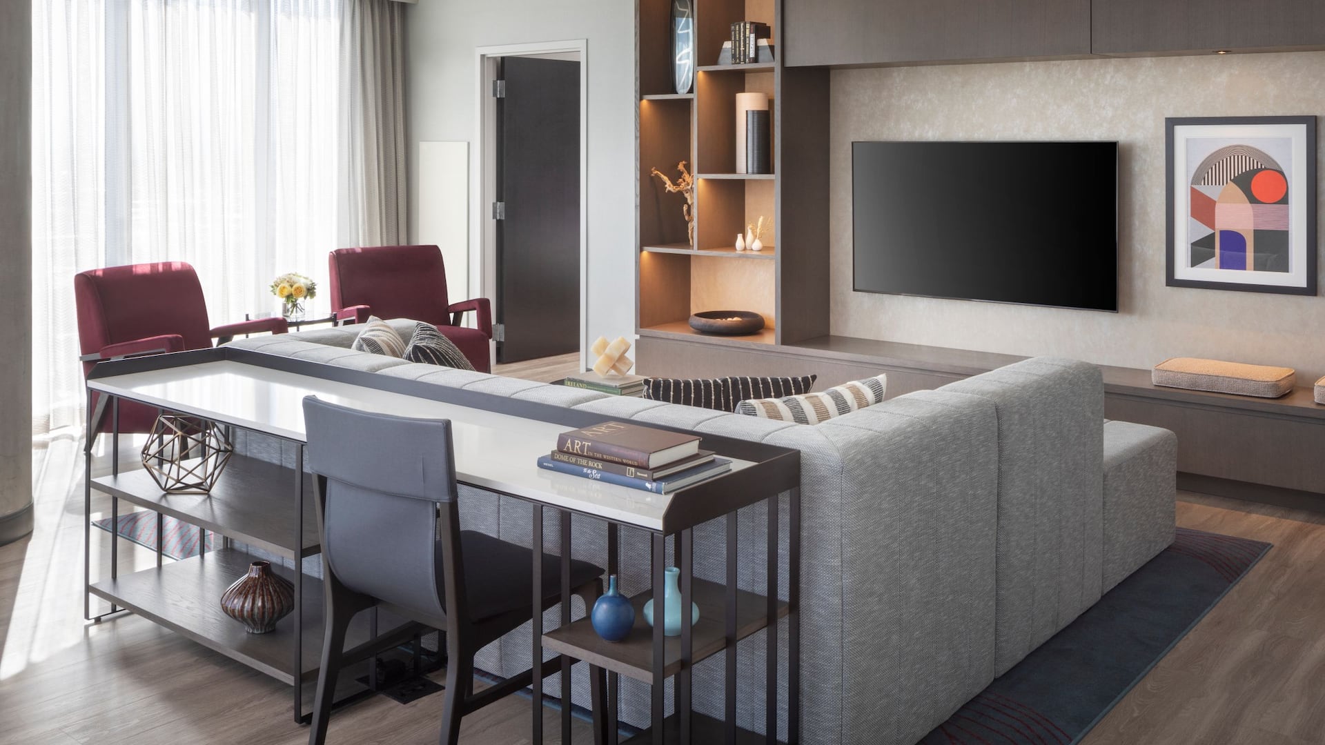 Hyatt Regency Salt Lake City Suite Living Room