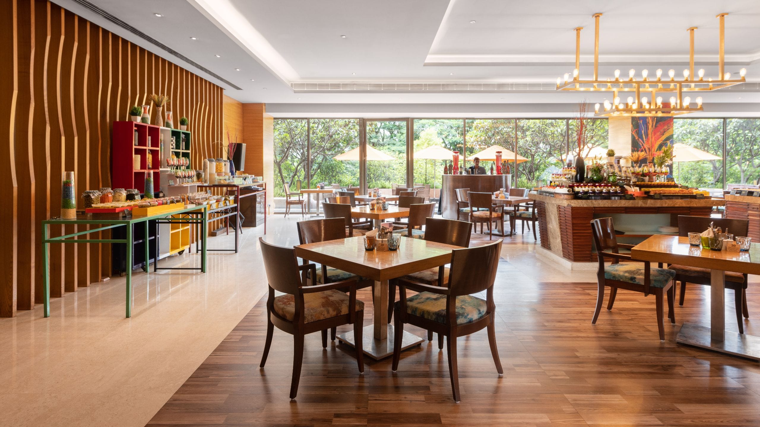 Hyatt Pune Eighty Eight Restaurant Dining Tables