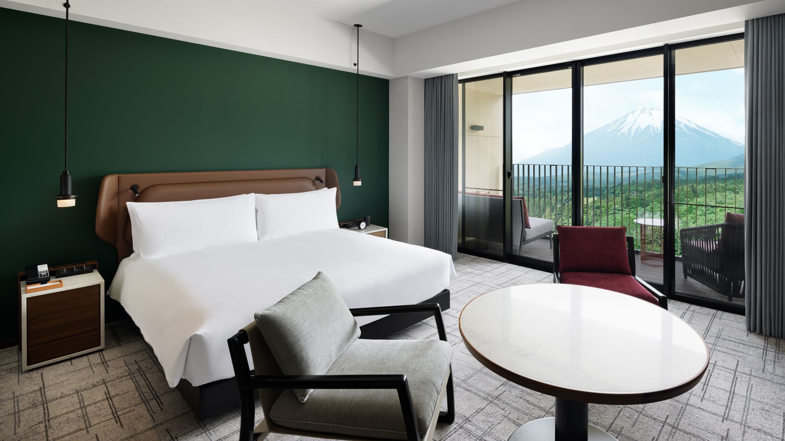 1 of 3 Fuji Speedway Hotel View Room Fuji King Angle