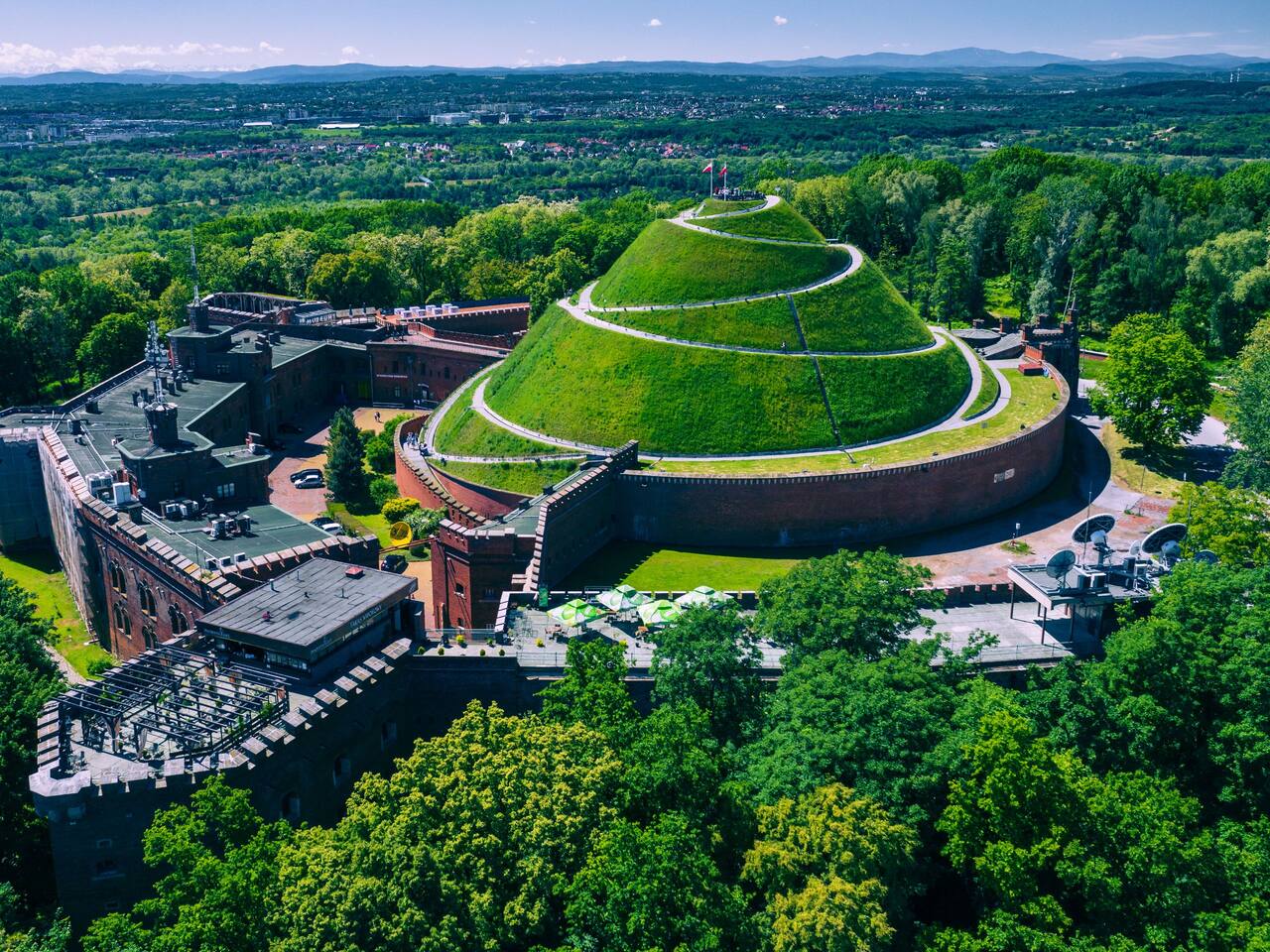 Kosciuszko Mound aerial view
