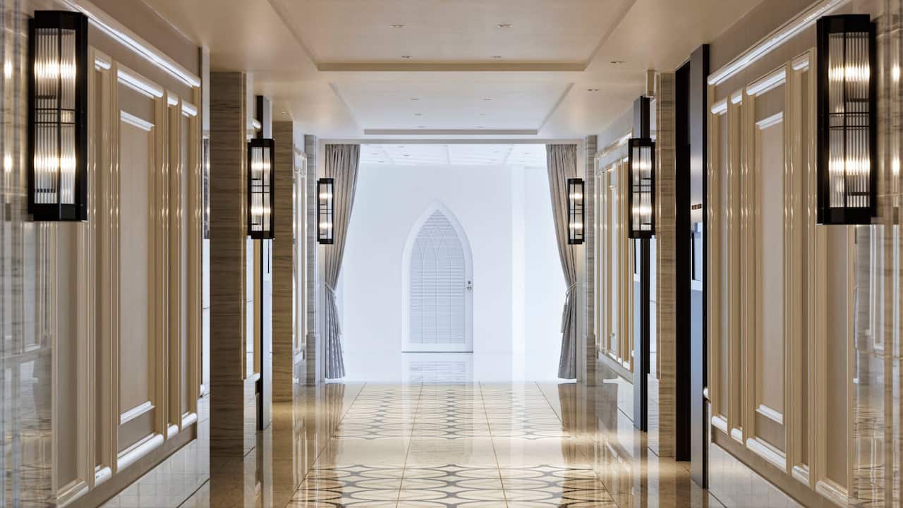 Corridor of banquet floor