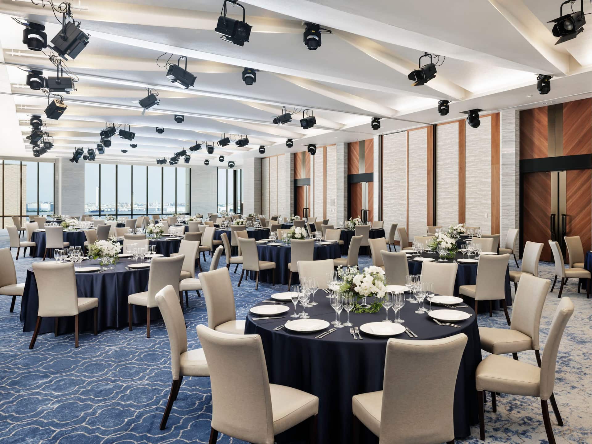 Hyatt Regency Yokohama Banquet Grand Ballroom Full Day Time Banquet Style