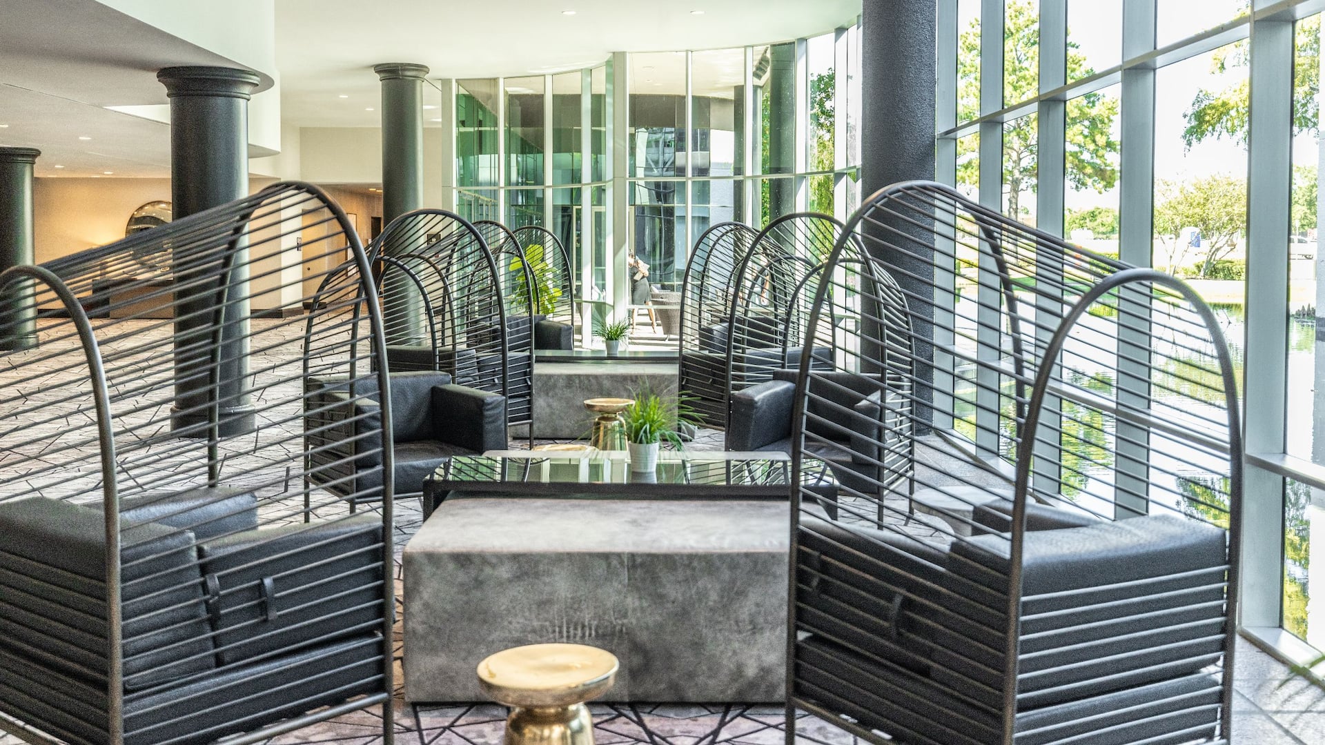 Hyatt Regency Houston West Lobby Chairs