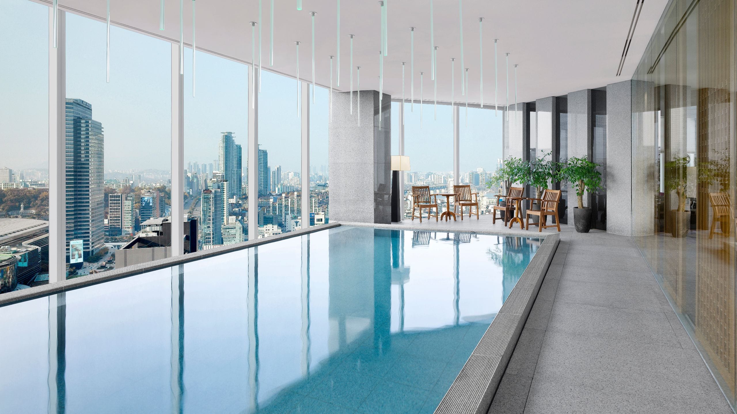 Park Hyatt Seoul Park Club Pool Day